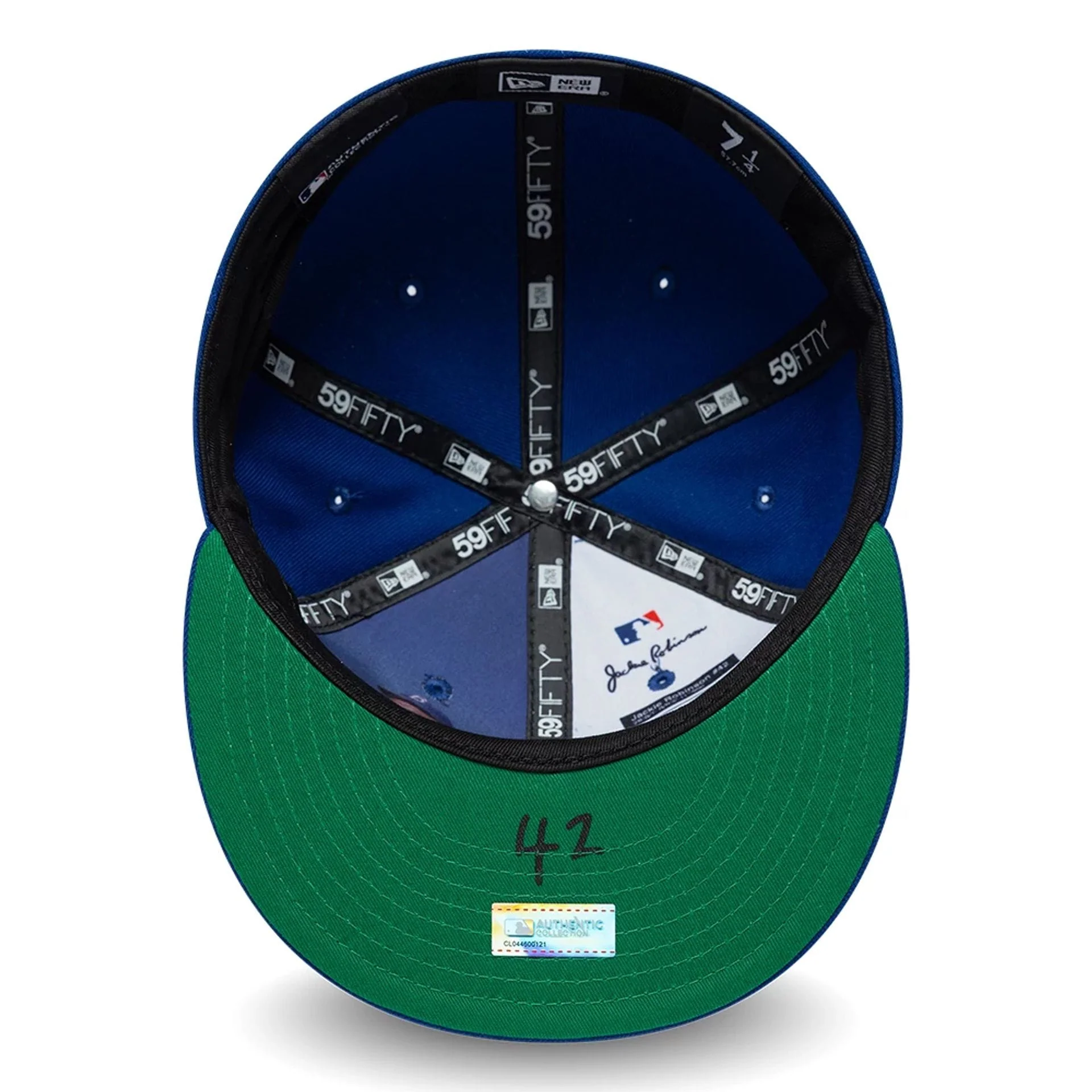 New York Mets MLB Jackie Robinson Blue 59FIFTY Fitted Cap - Image 2