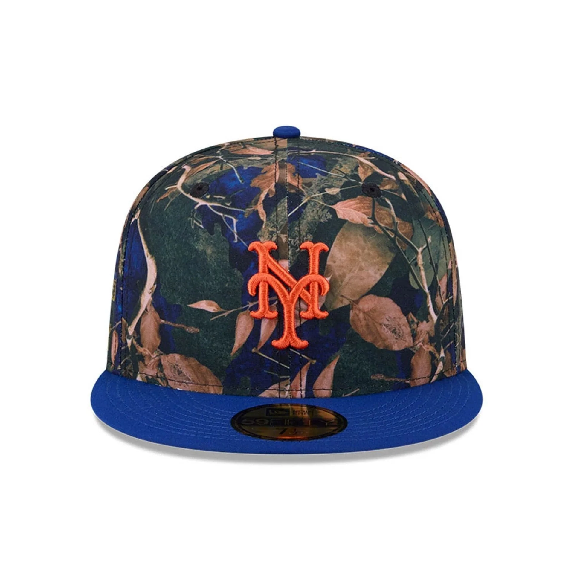 New York Mets MLB Leaves Blue 59FIFTY Fitted Cap - Image 3