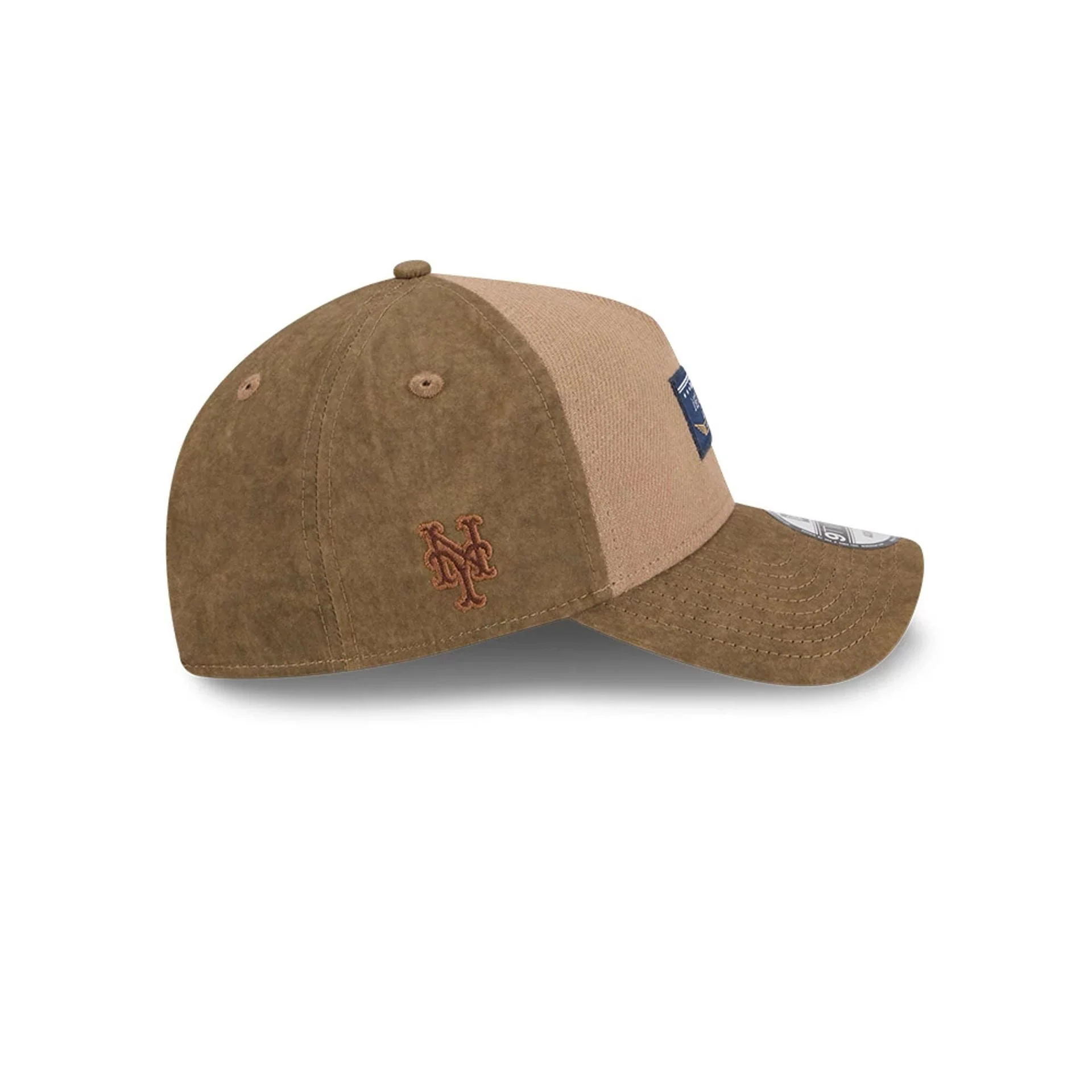 New York Mets MLB Open Brown 9TWENTY A-Frame Adjustable Cap - Image 5