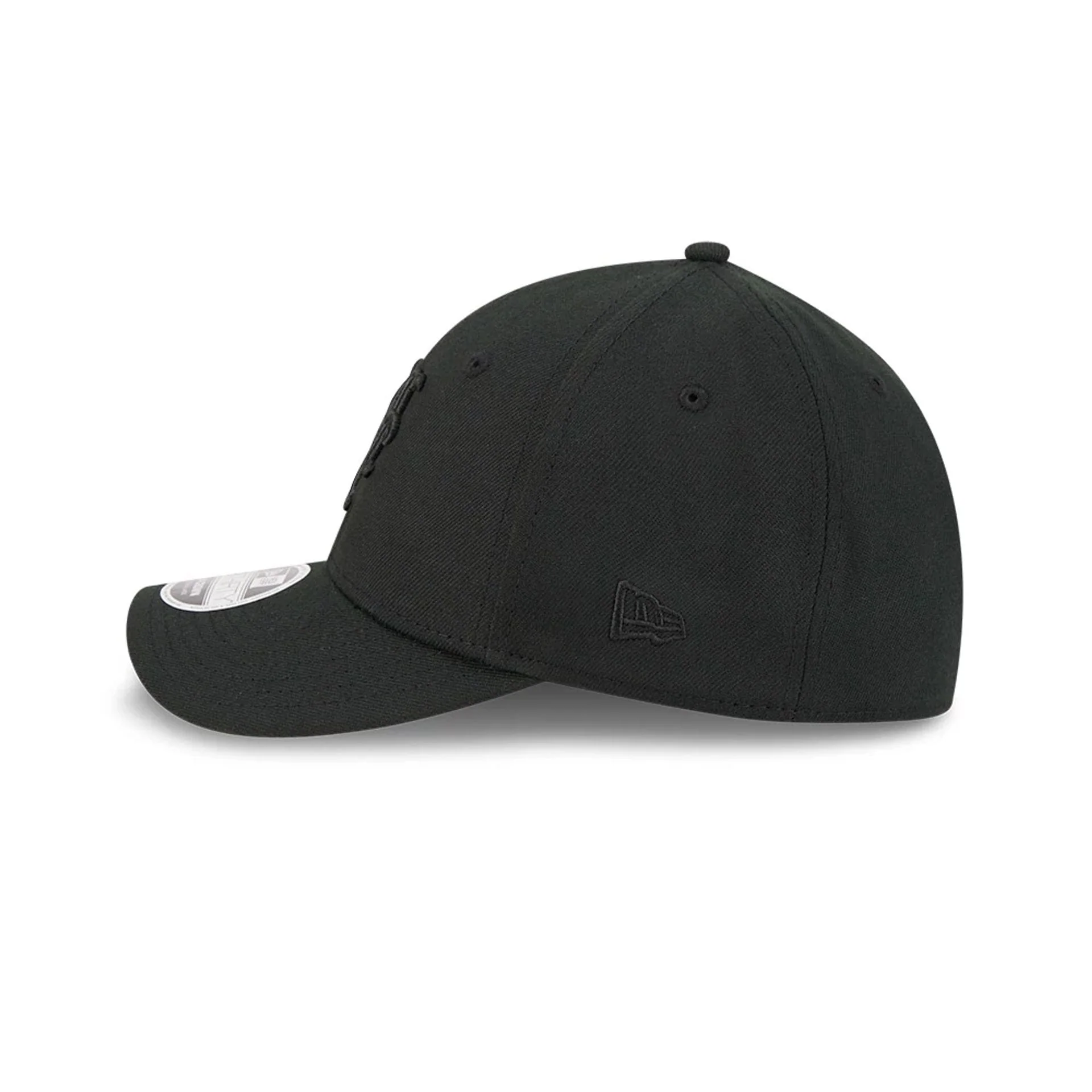 New York Mets MLB Outline Black 39THIRTY M-Crown Stretch Fit Cap - Image 6