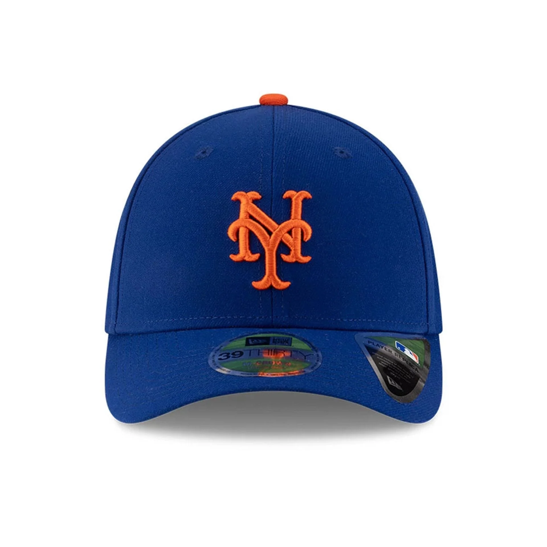 New York Mets MLB Player Replica Blue 39THIRTY M-Crown Stretch Fit Cap - Image 3