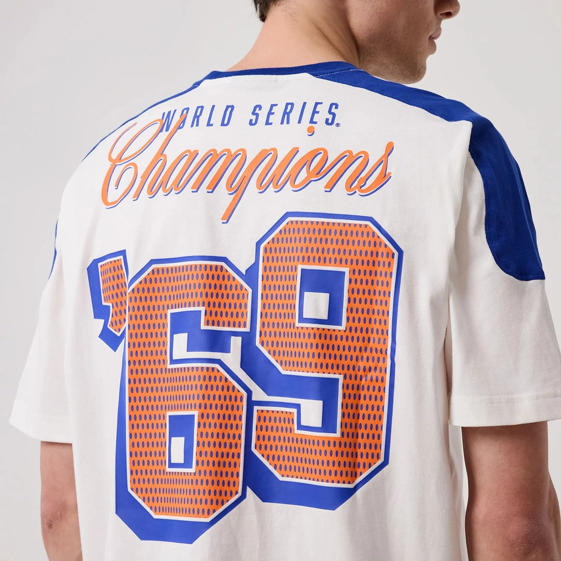 New York Mets MLB Sport Classic White T-Shirt - Image 6