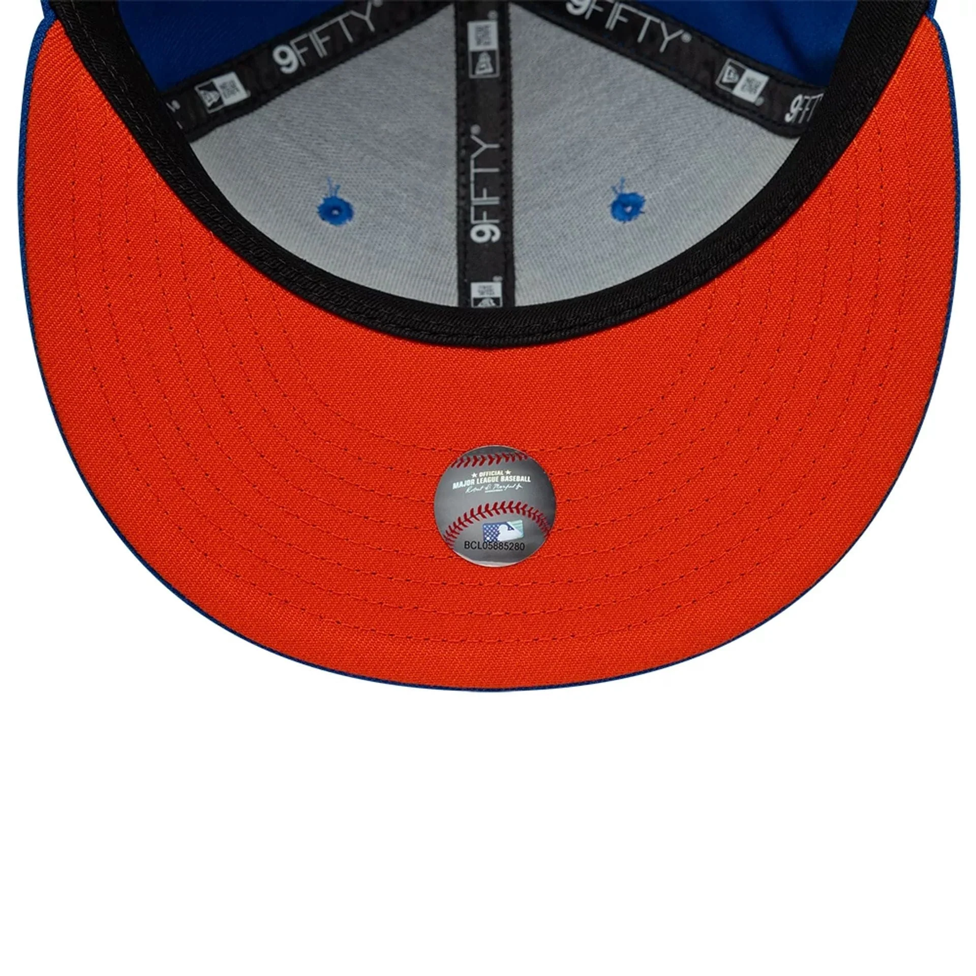 New York Mets MLB Upside Down Blue 9FIFTY Snapback Cap - Image 2