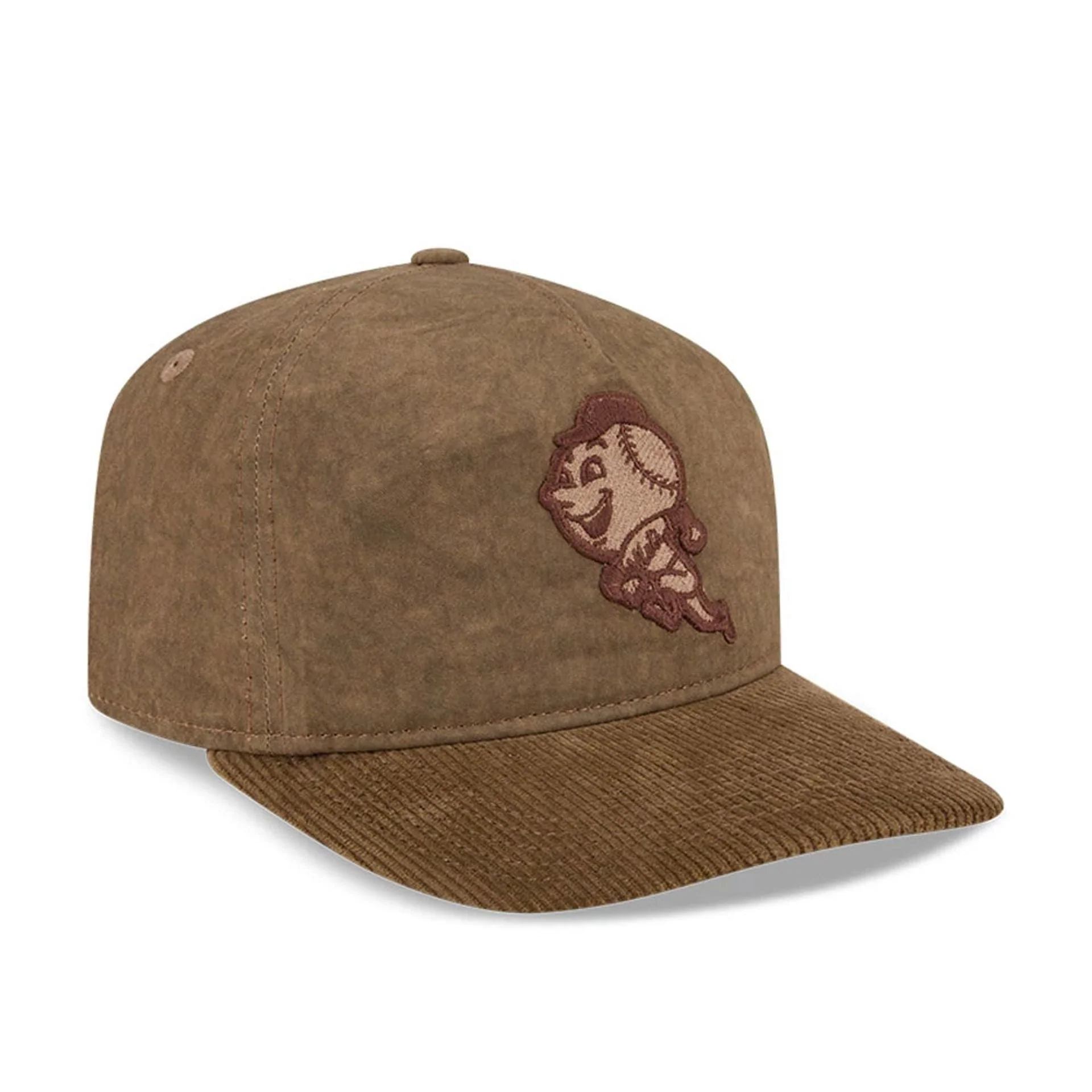 New York Mets MLB Utility Linen Open Brown 19TWENTY Adjustable Cap - Image 3