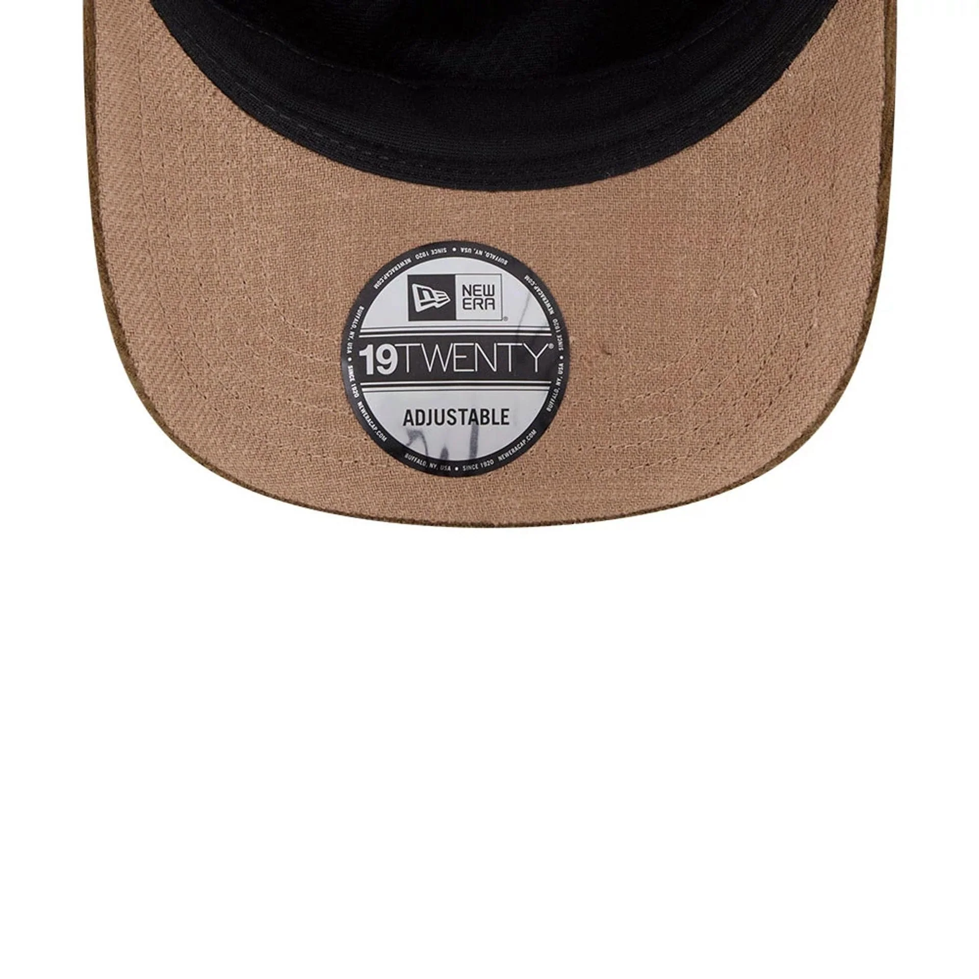 New York Mets MLB Utility Linen Open Brown 19TWENTY Adjustable Cap - Image 7