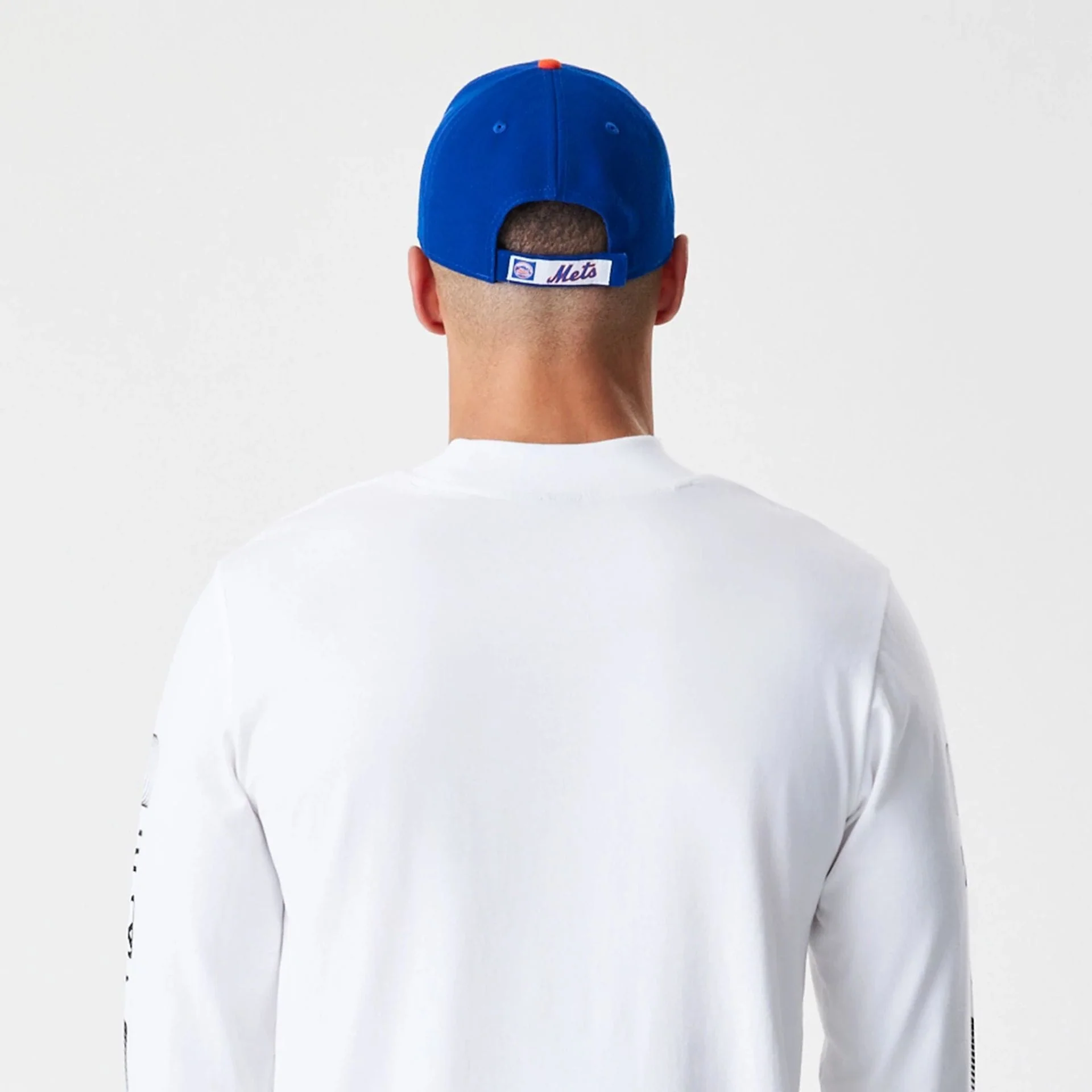 New York Mets Modern Driver White Long Sleeve T-Shirt - Image 5