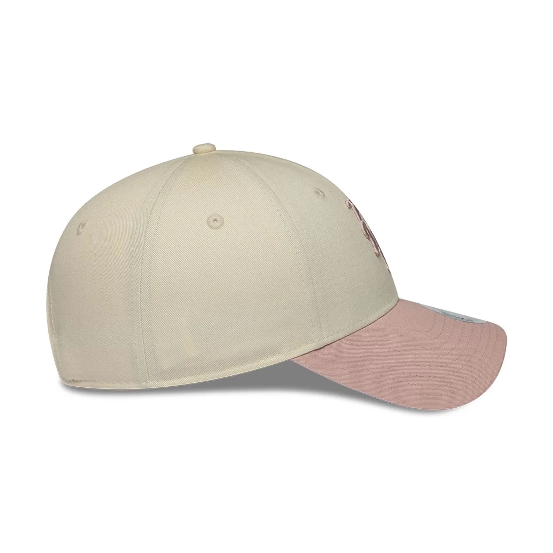 New York Mets Womens MLB Floral Cream 9FORTY Adjustable Cap - Image 6