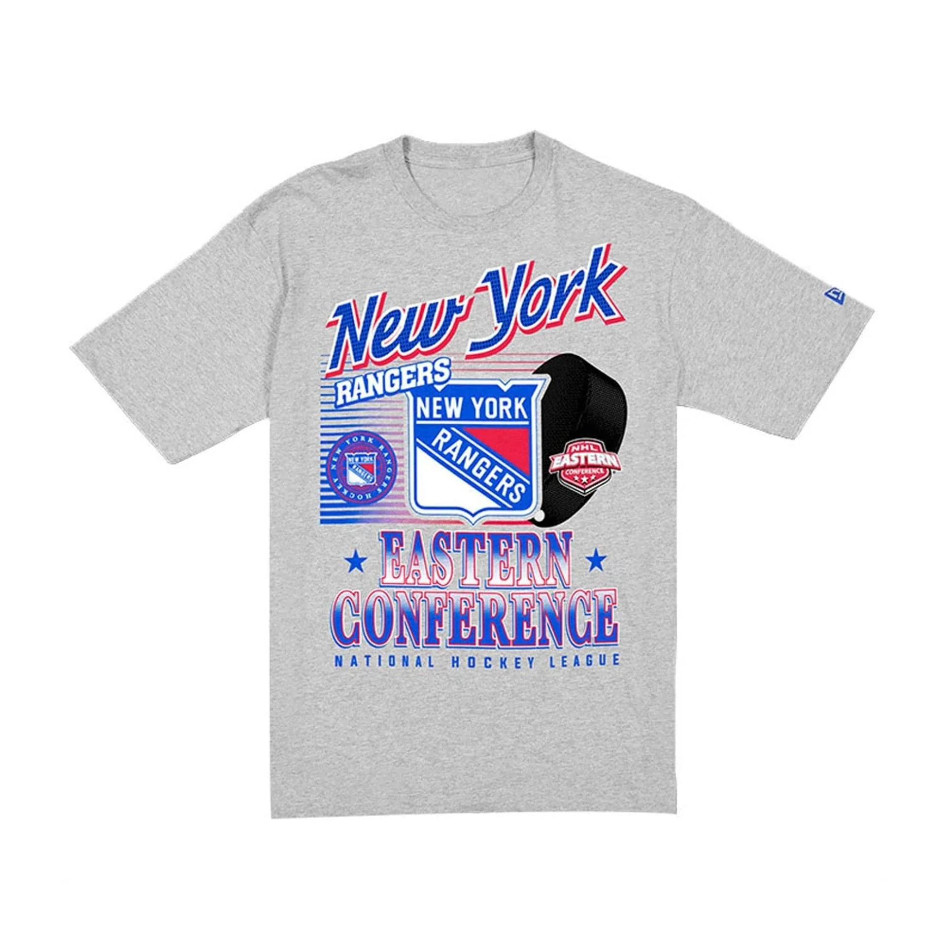 New York Rangers NHL Sport Classic Grey T-Shirt - Image 6