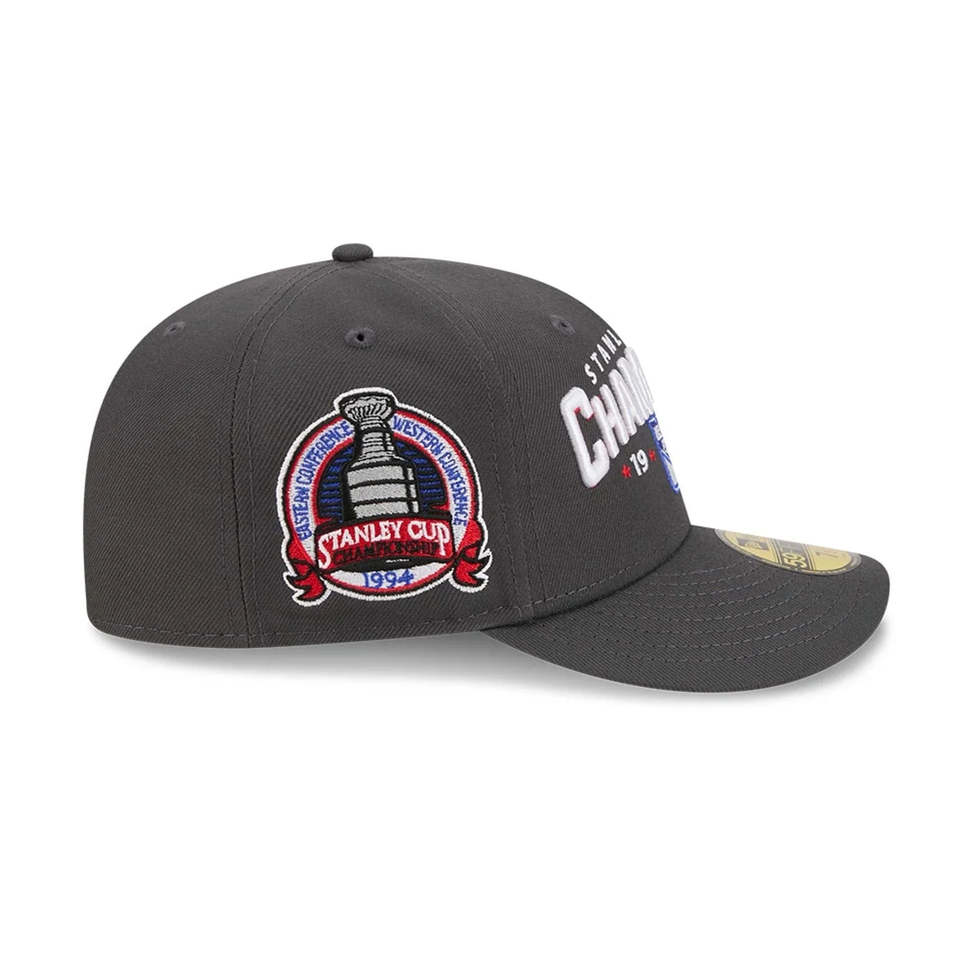 New York Rangers NHL Stanley Cup Champions Dark Grey 59FIFTY Fitted Cap - Image 5
