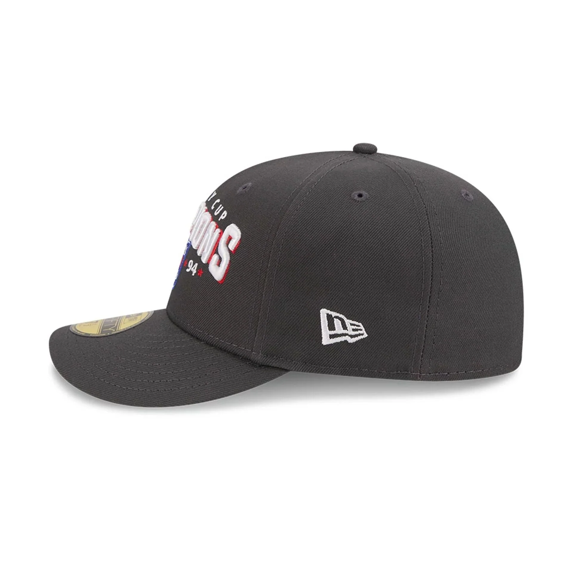 New York Rangers NHL Stanley Cup Champions Dark Grey 59FIFTY Fitted Cap - Image 6