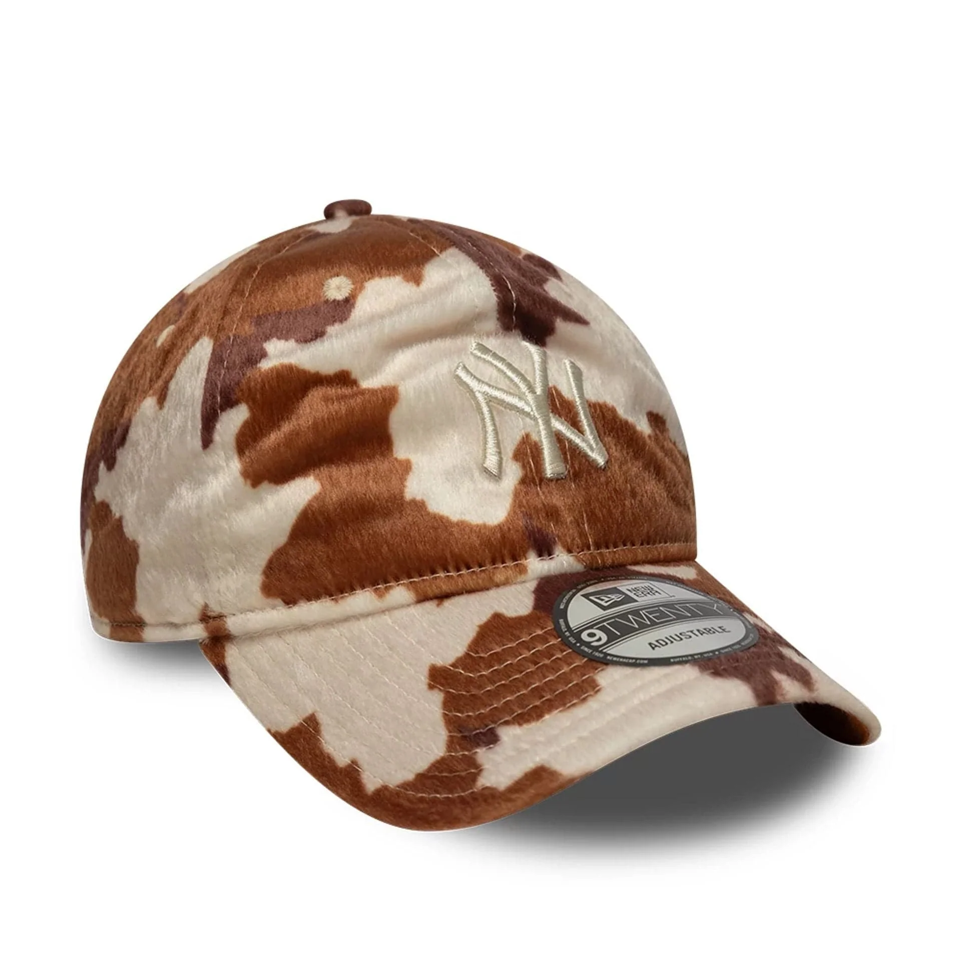 New York Yankees Animal Print Brown 9TWENTY Adjustable Cap - Image 3