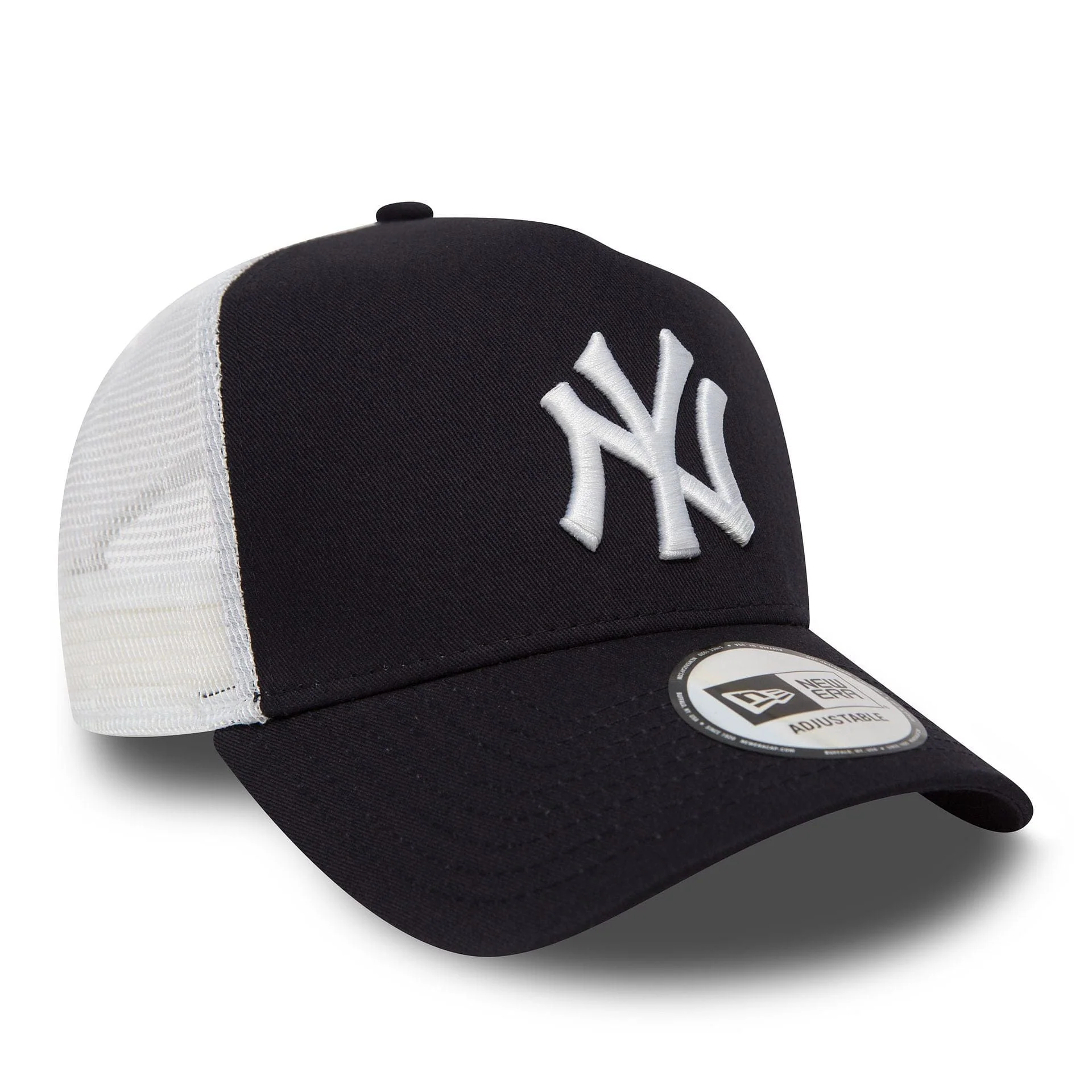New York Yankees Clean Navy A-Frame Trucker Cap - Image 3