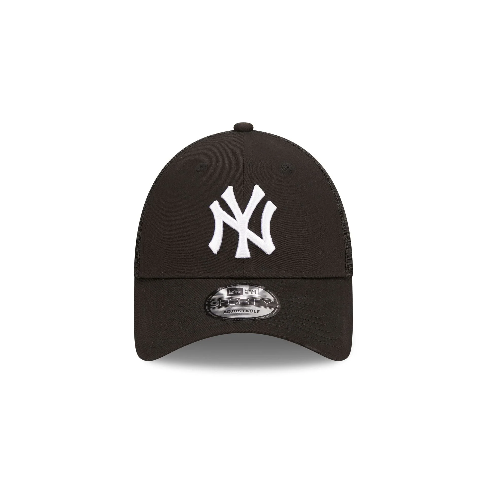 New York Yankees Home Field Black 9FORTY A-Frame Trucker Cap - Image 2