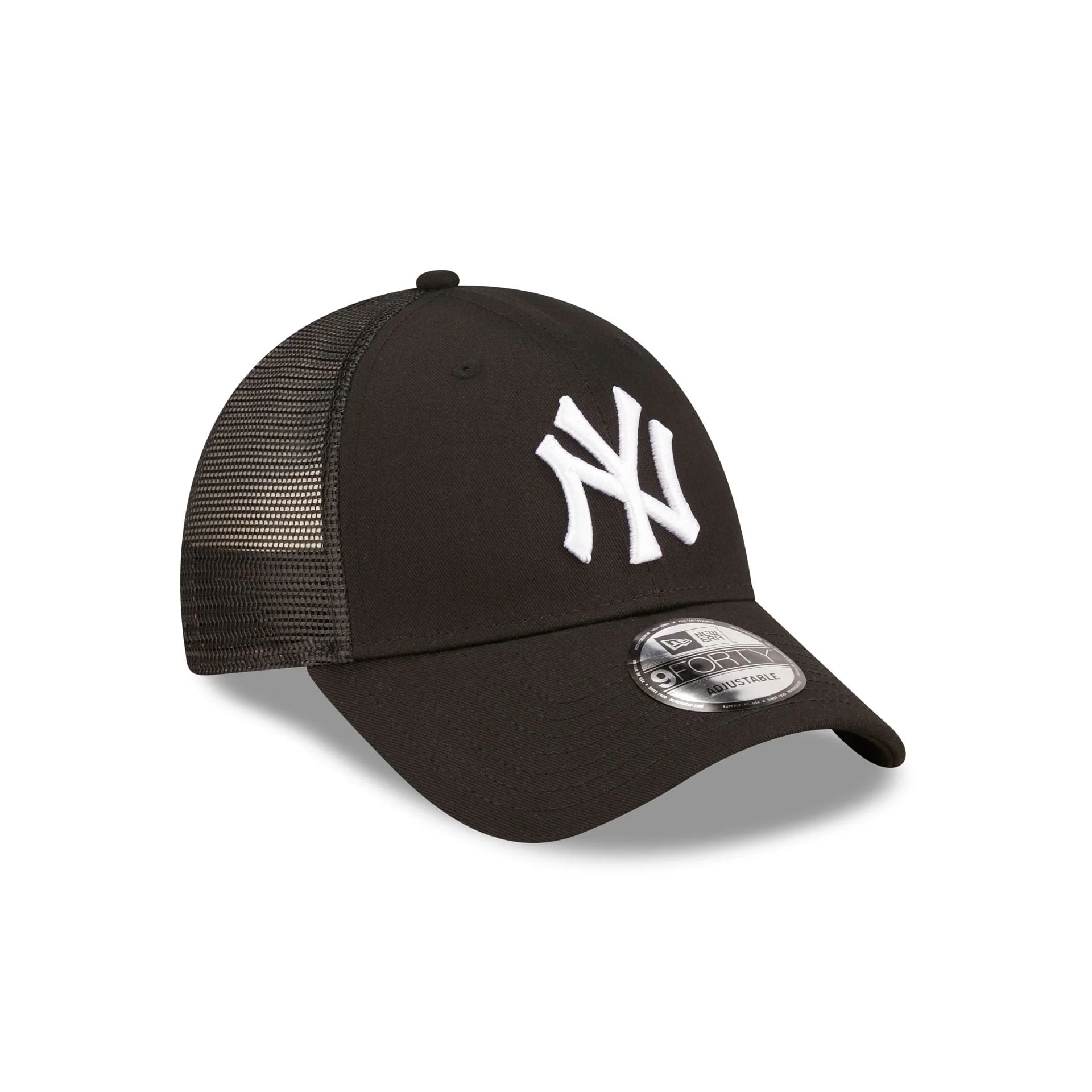 New York Yankees Home Field Black 9FORTY A-Frame Trucker Cap - Image 3