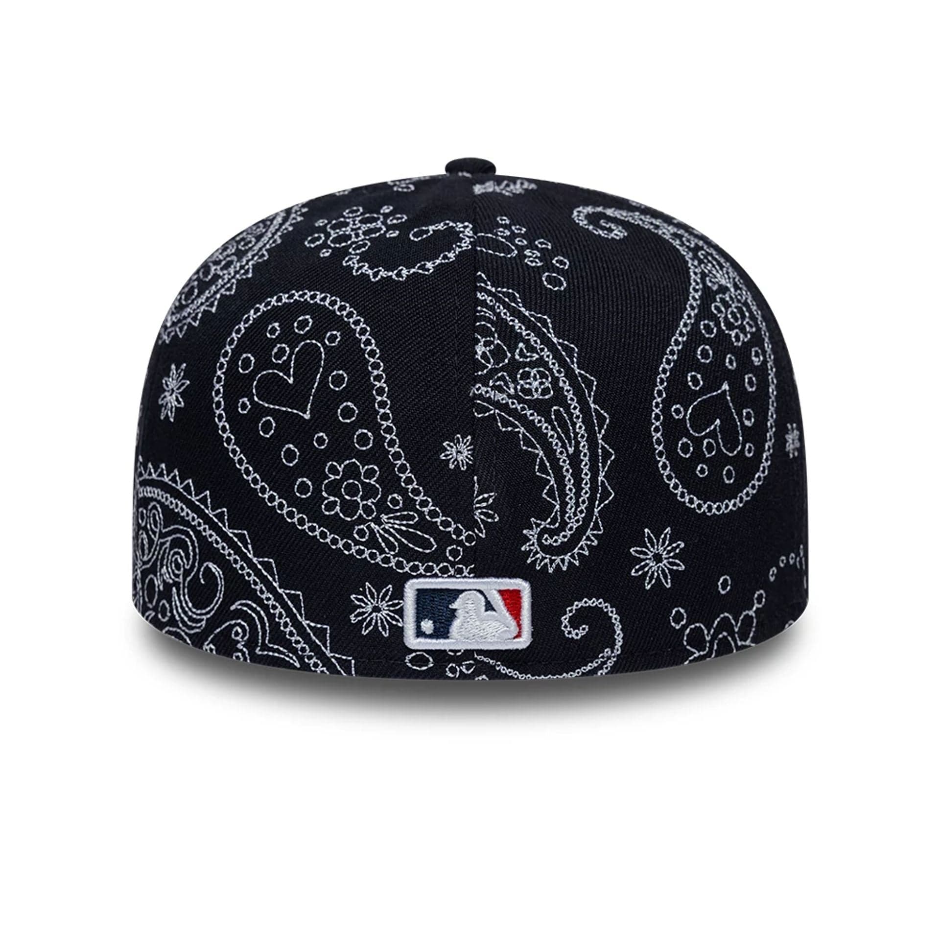 New York Yankees MLB All Over Paisley Navy Low Profile 59FIFTY Fitted Cap - Image 4
