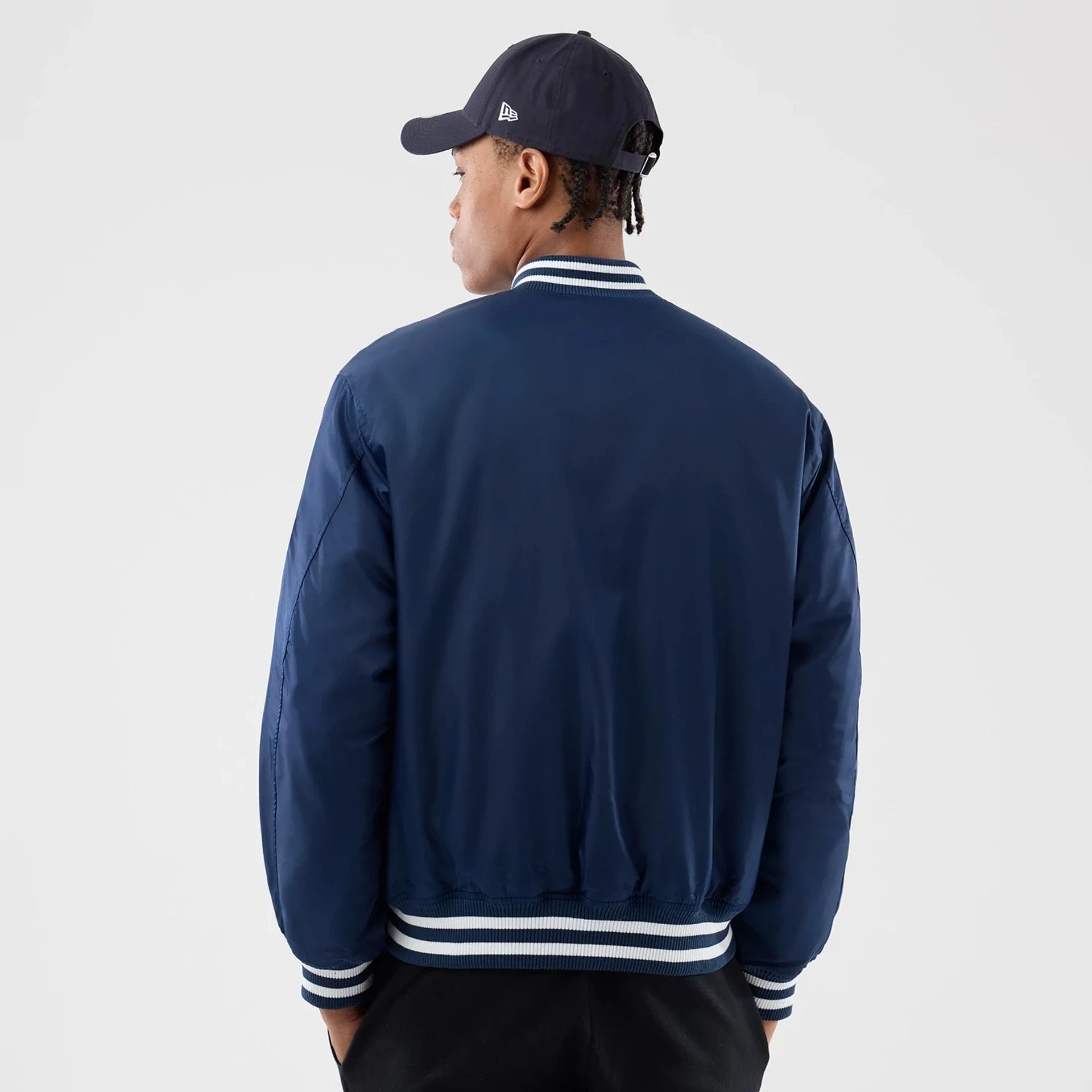 New York Yankees MLB Authentic Navy Stadium Jacket - Image 2