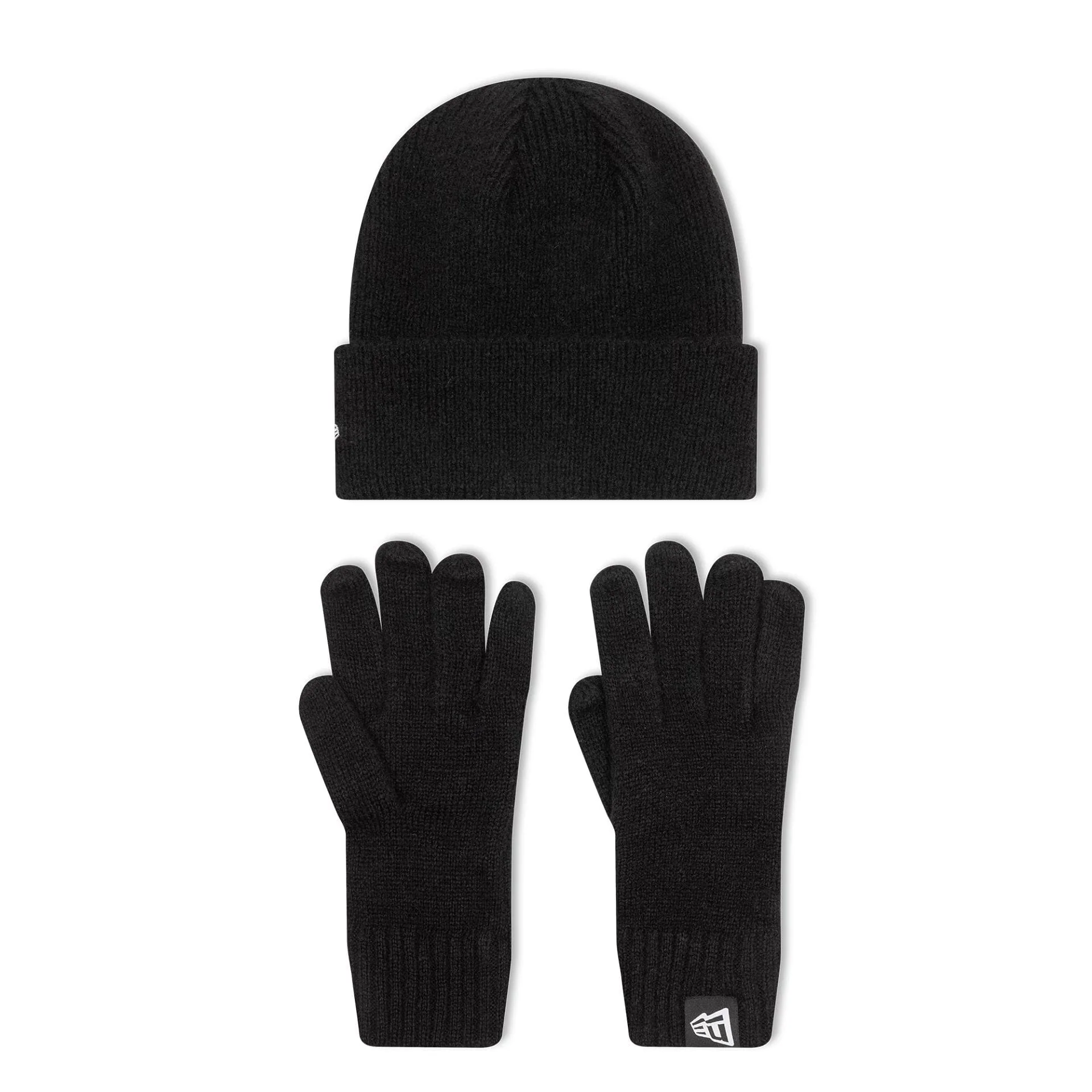 New York Yankees MLB Black Beanie & Gloves Set - Image 2