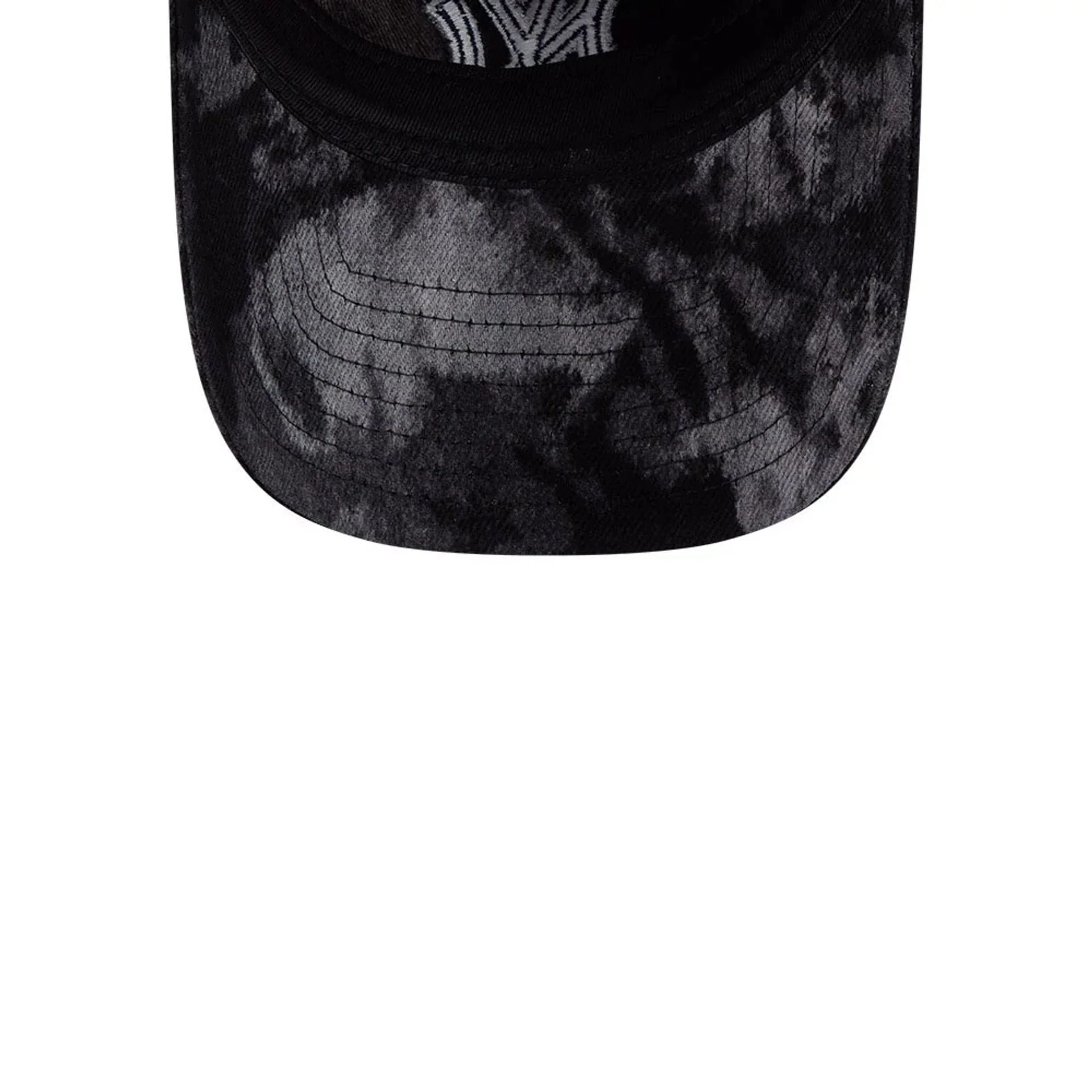 New York Yankees MLB Bleached Denim Black 9TWENTY A-Frame Adjustable Cap - Image 6