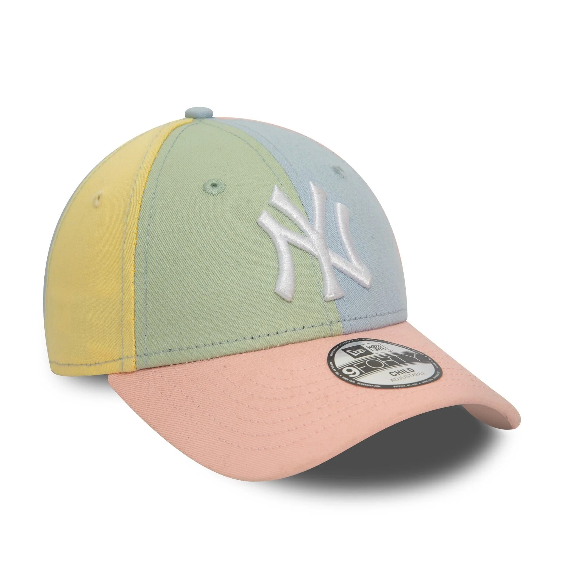 New York Yankees MLB Block Pink 9FORTY Adjustable Cap - Image 3