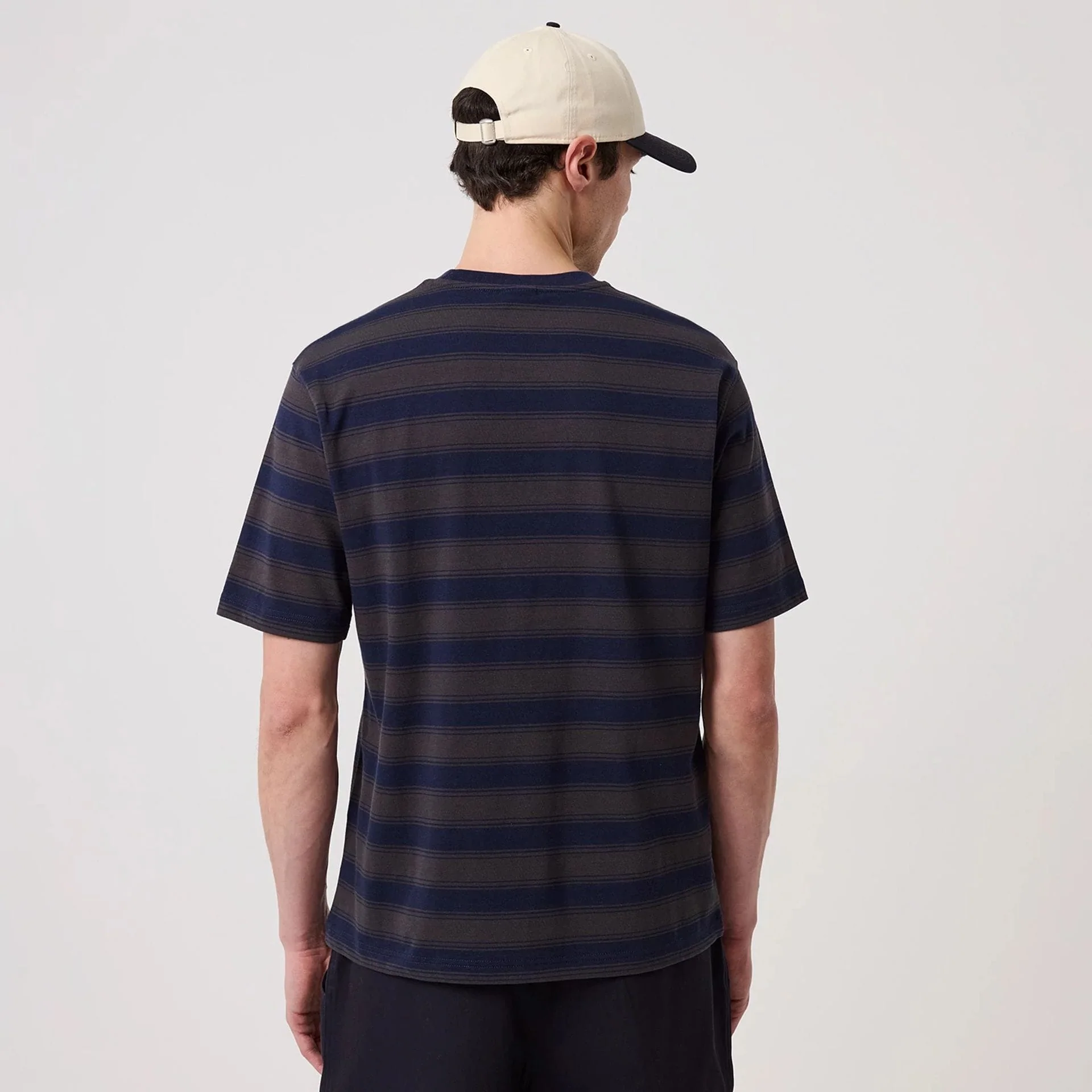 New York Yankees MLB Border Navy Oversized T-Shirt - Image 2
