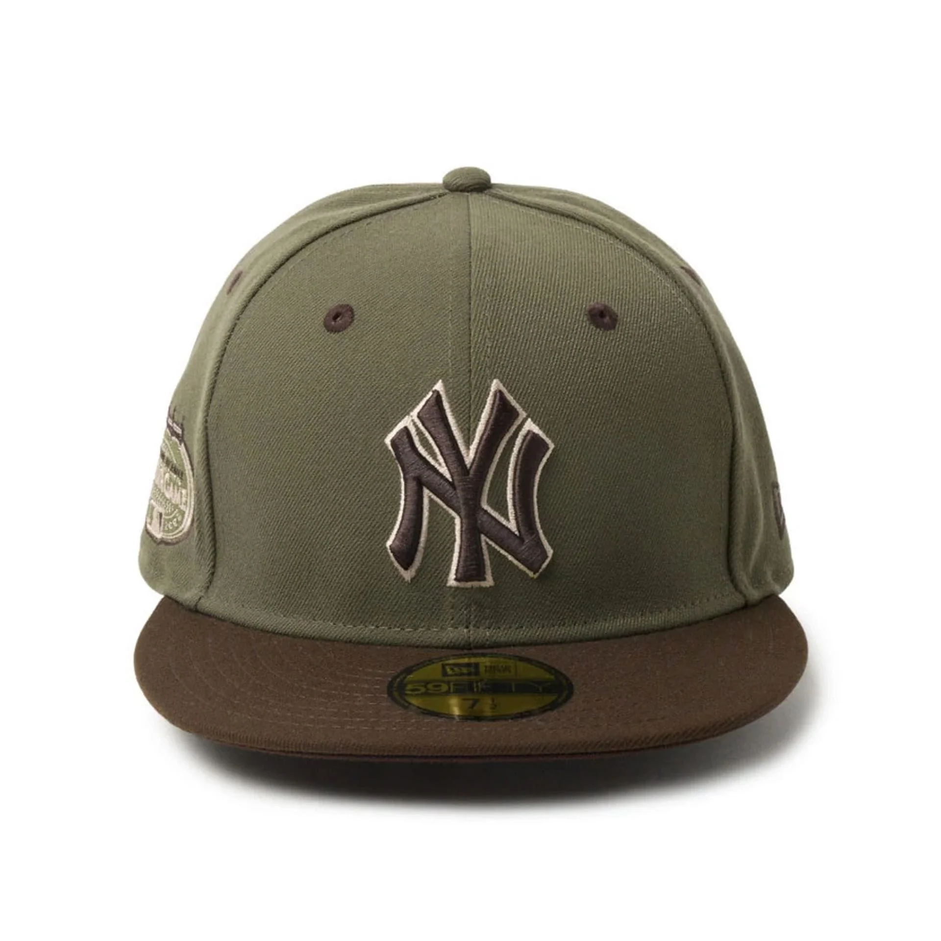New York Yankees MLB Camo Green 59FIFTY Fitted Cap - Image 2