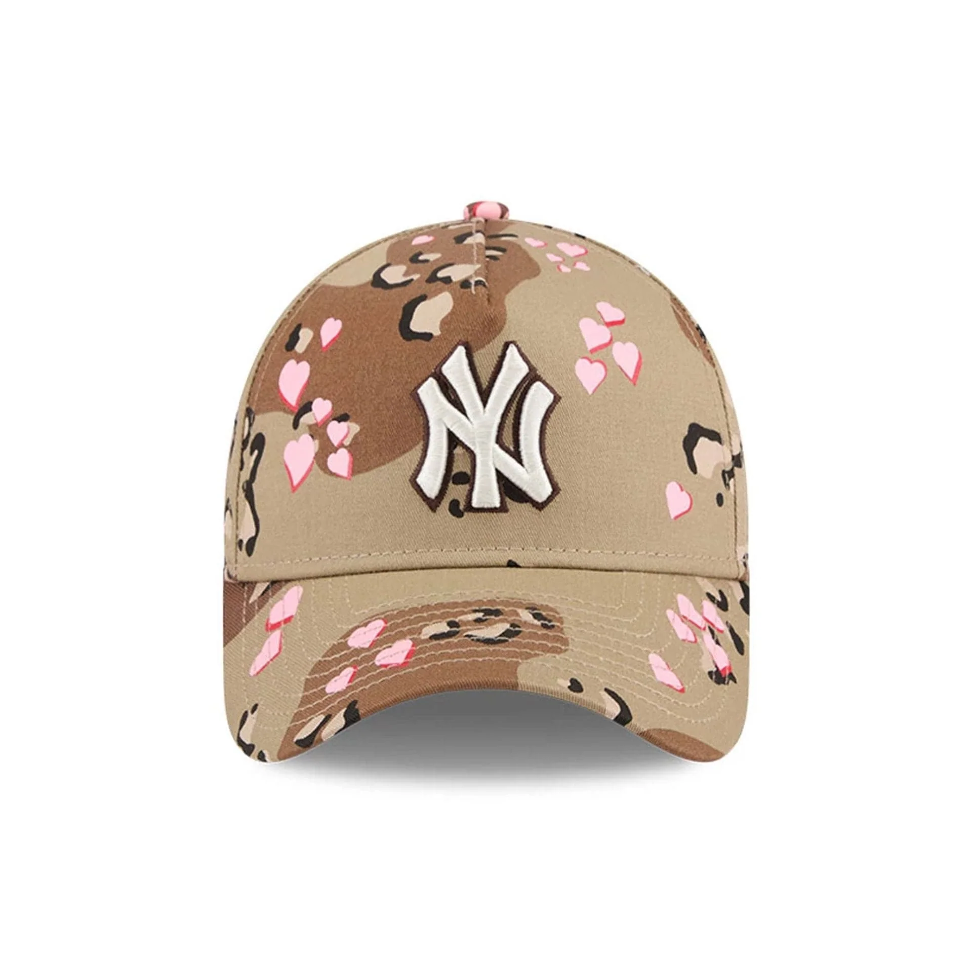 New York Yankees MLB Camo Hearts Desert Camo 9FORTY A-Frame Adjustable Cap - Image 3