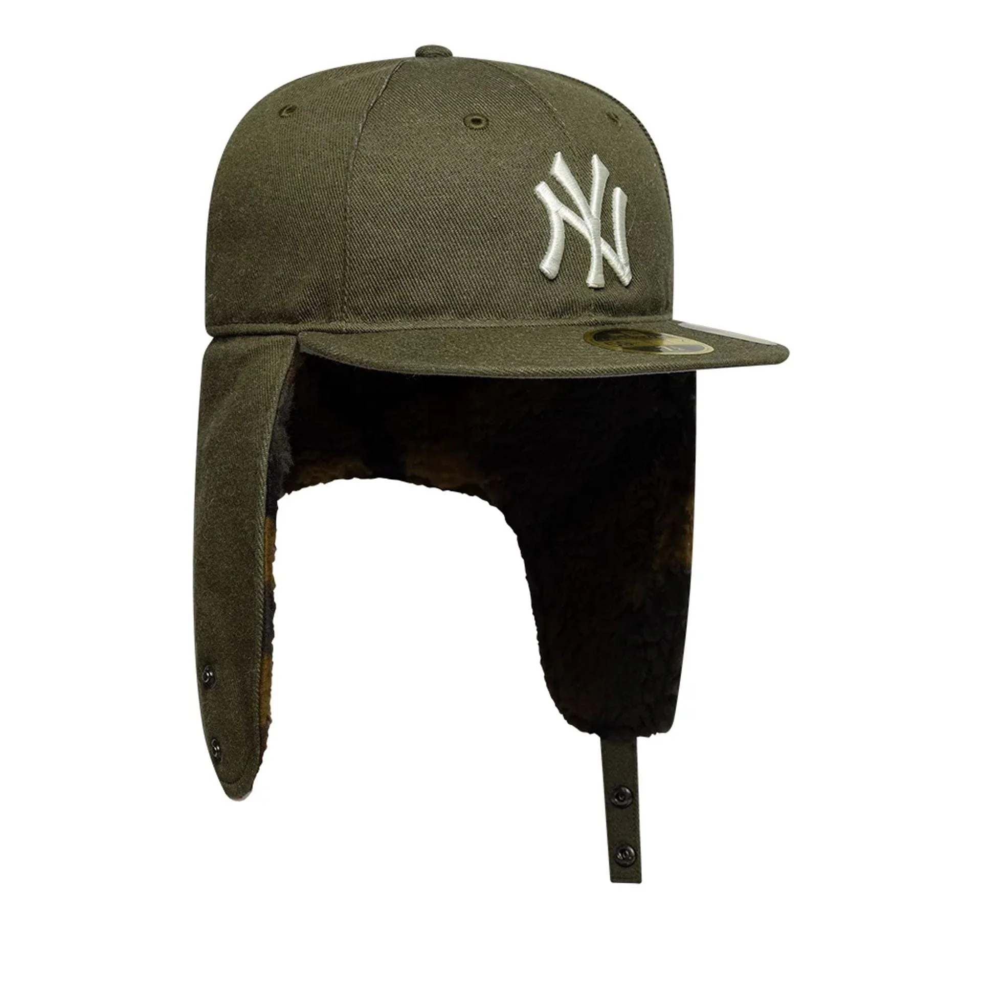 New York Yankees MLB Camo Open Green Retro Crown 59FIFTY Fitted Cap - Image 8