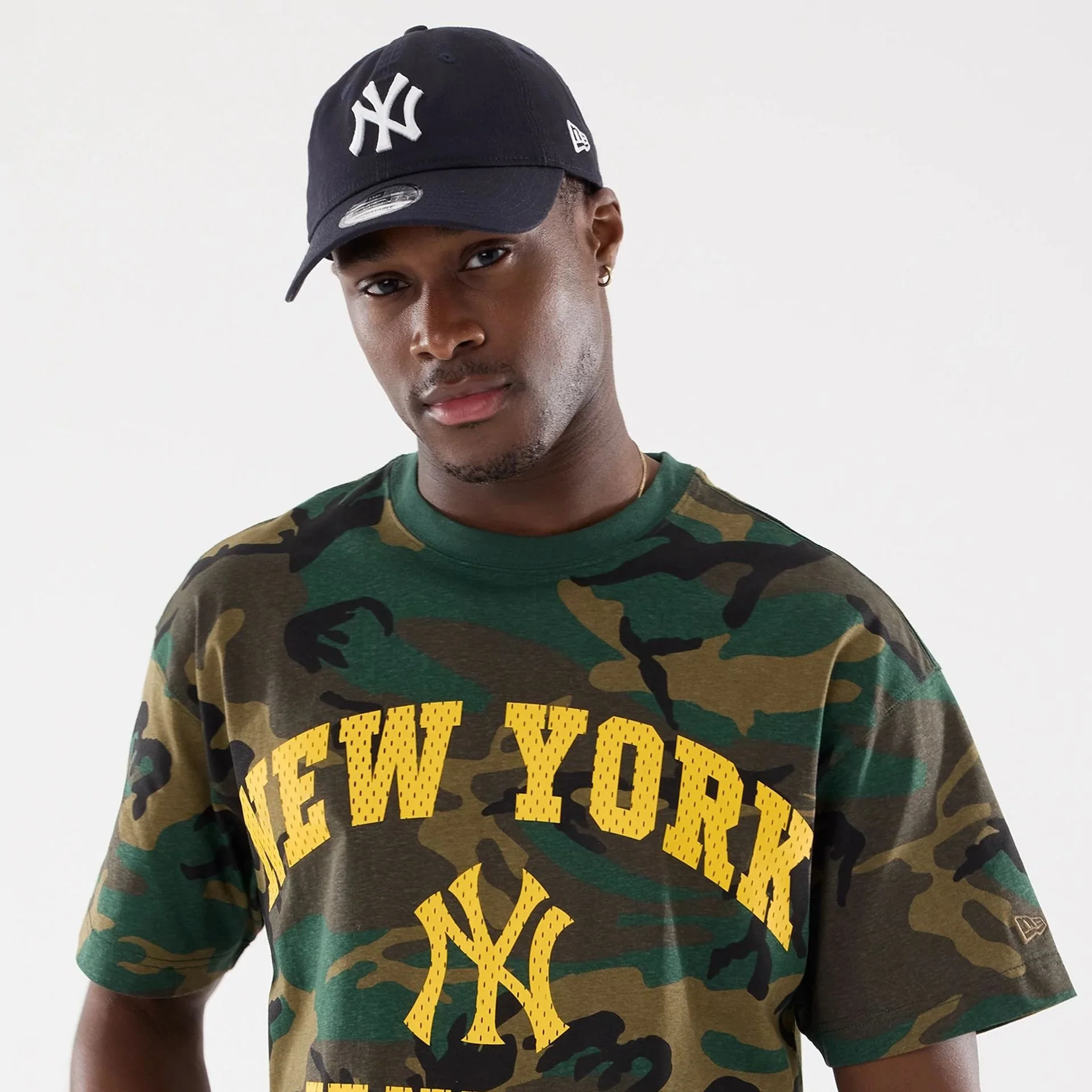 New York Yankees MLB Camo Woodland T-Shirt - Image 6