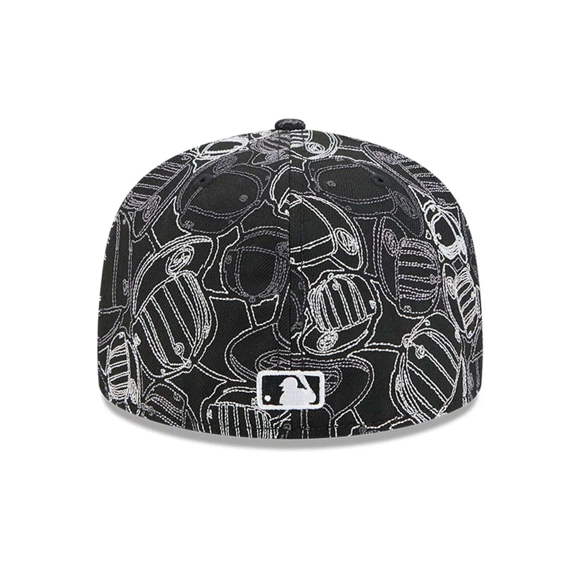 New York Yankees MLB Cap Scramble Black 59FIFTY Fitted Cap - Image 5