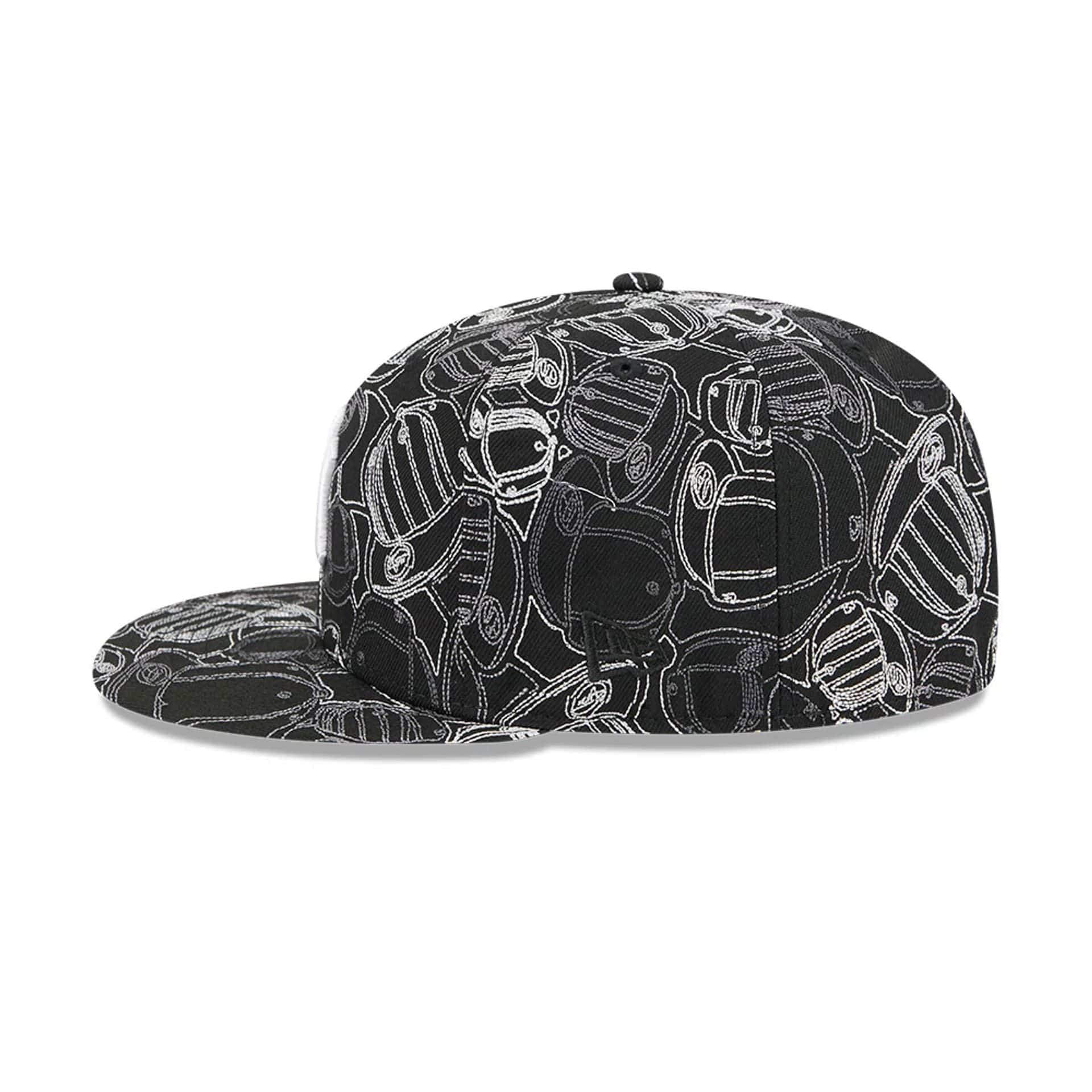 New York Yankees MLB Cap Scramble Black 59FIFTY Fitted Cap - Image 6