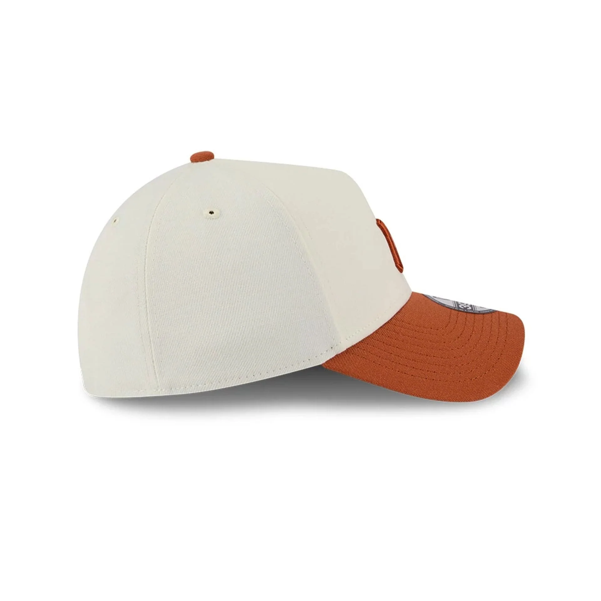 New York Yankees MLB Chrome Burnt Orange 39THIRTY A-Frame Stretch Fit Cap - Image 7