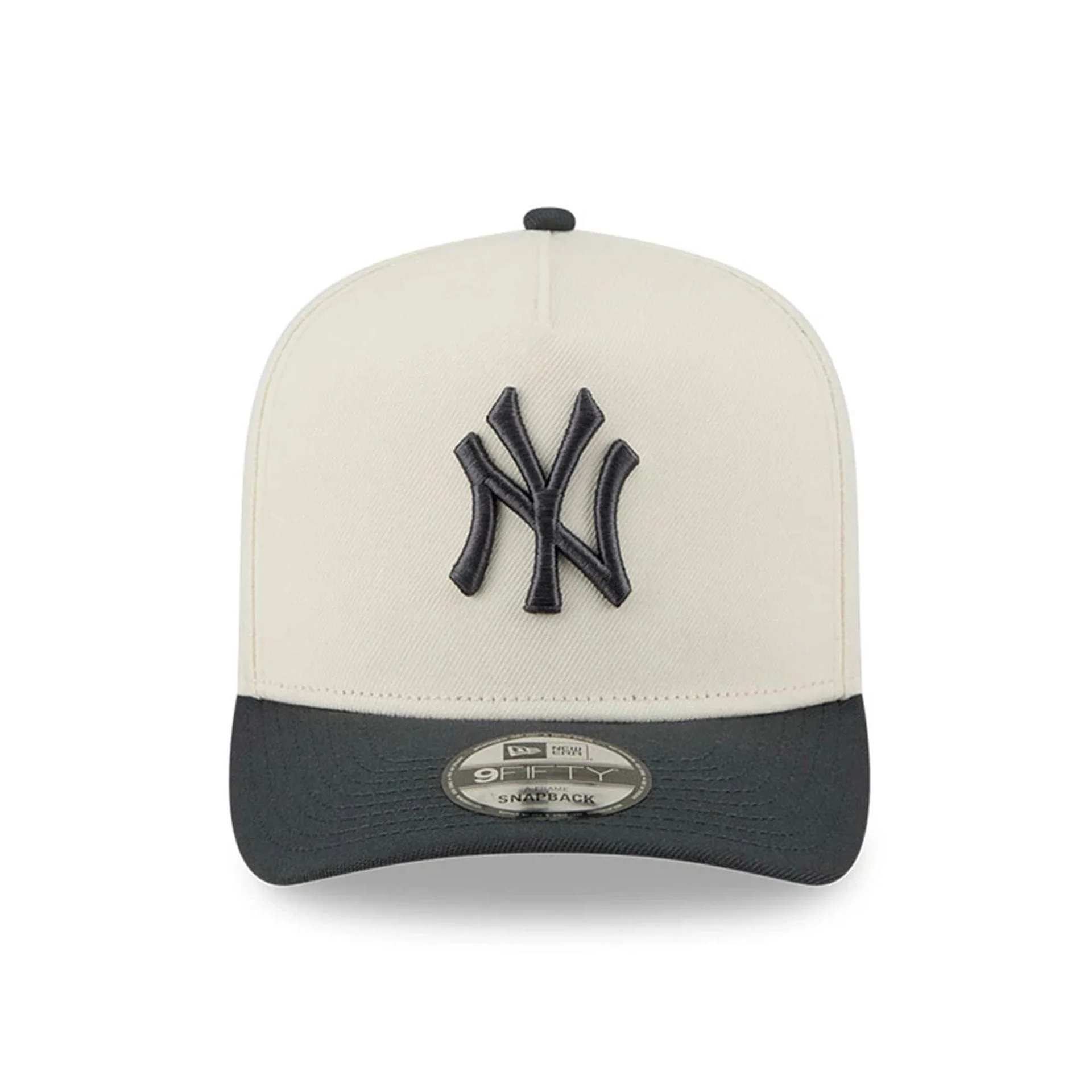 New York Yankees MLB Chrome Cream 9FIFTY A-Frame Snapback Adjustable Cap - Image 3