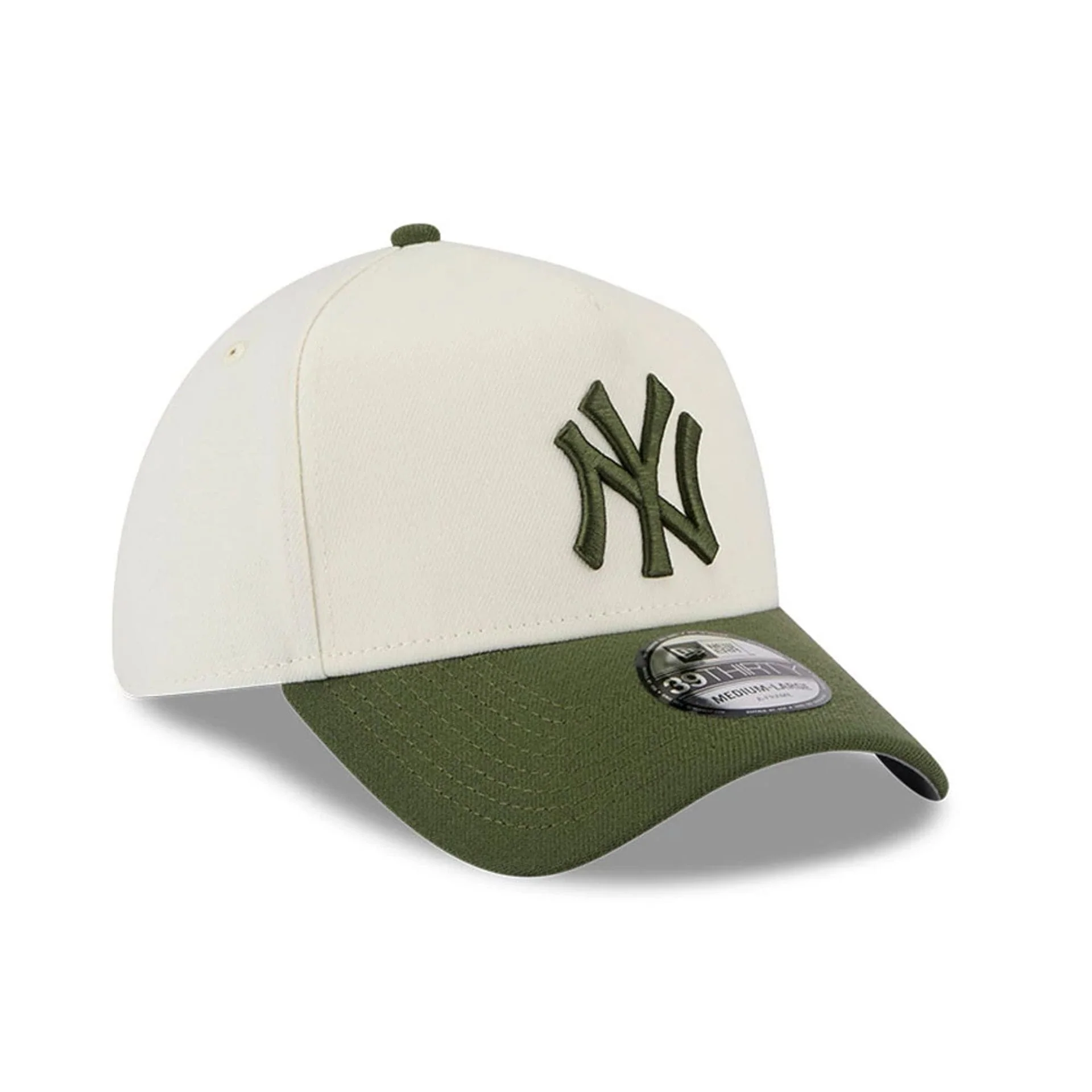 New York Yankees MLB Chrome Dark Green 39THIRTY A-Frame Stretch Fit Cap - Image 5