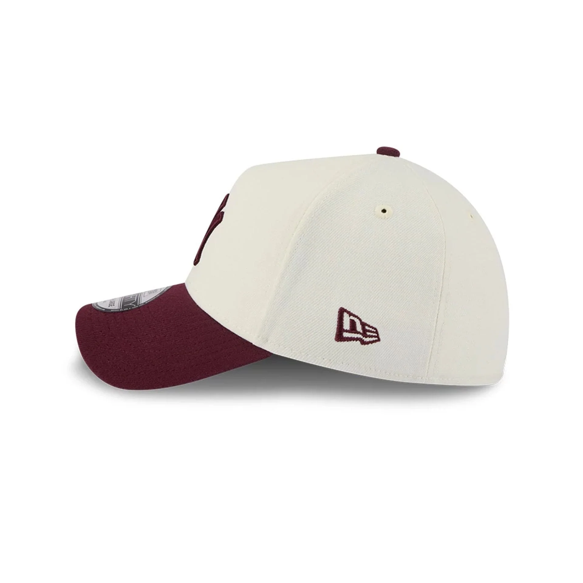 New York Yankees MLB Chrome Dark Red 39THIRTY A-Frame Stretch Fit Cap - Image 6