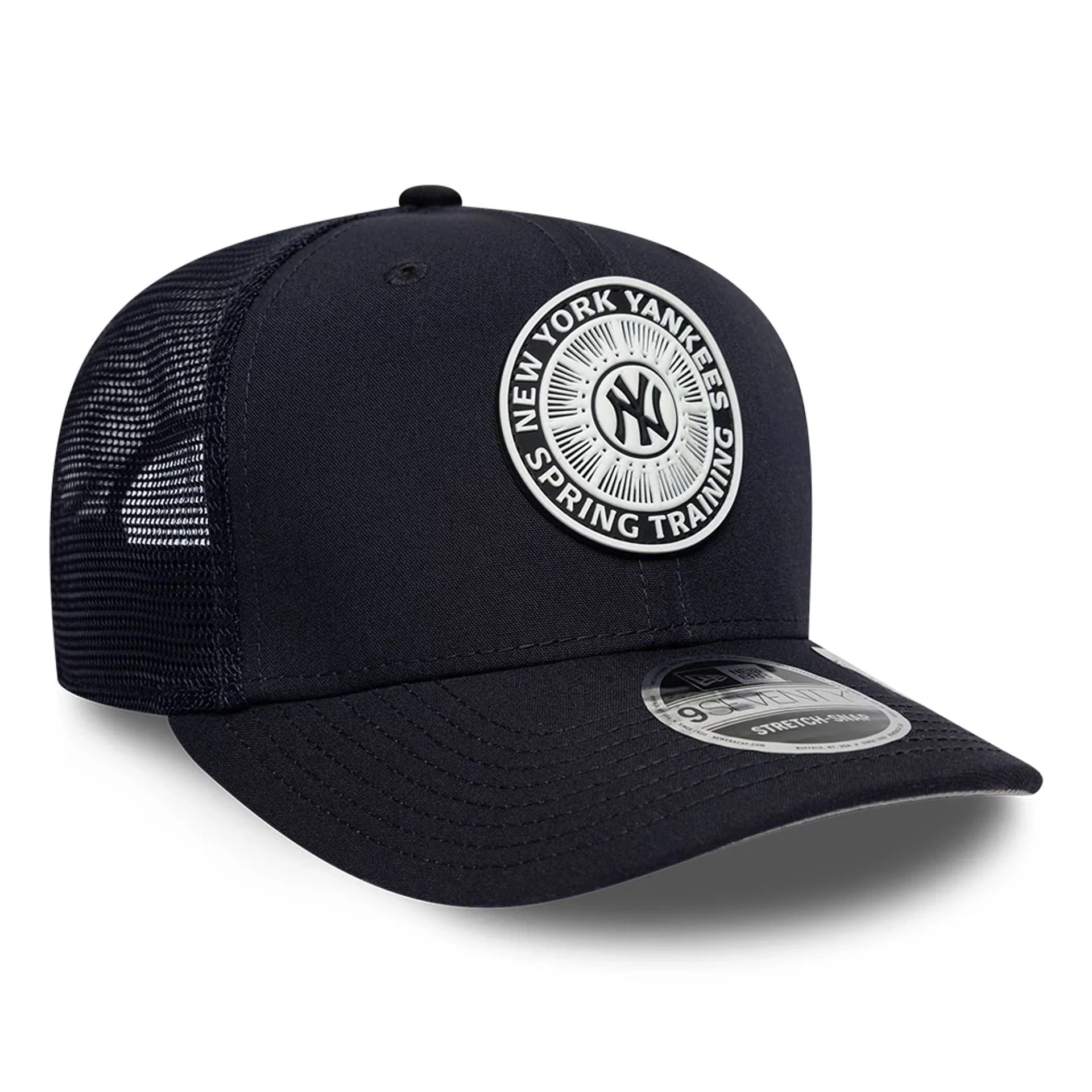 New York Yankees MLB Circles Navy 9SEVENTY Stretch Snap Adjustable Cap - Image 4