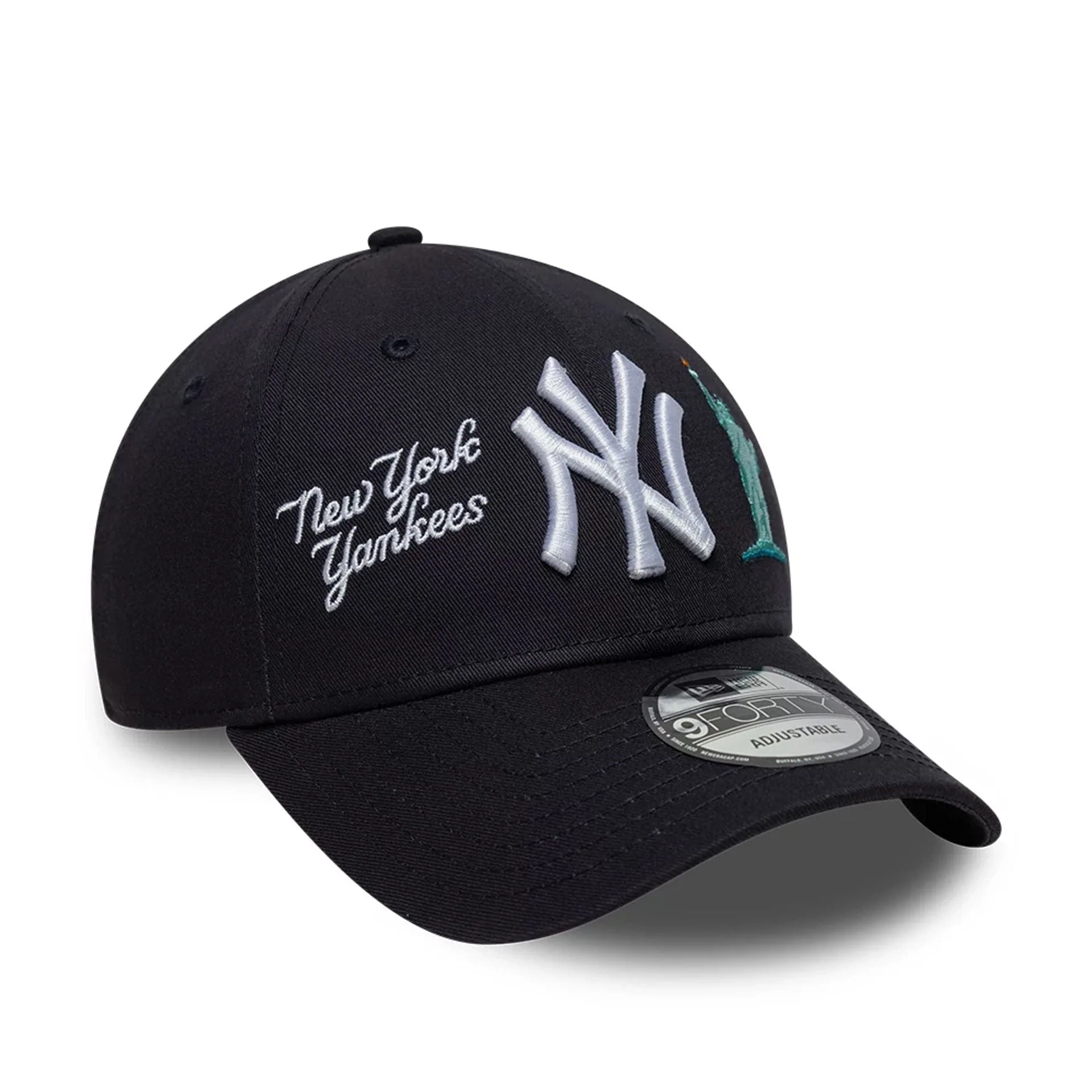 New York Yankees MLB City Icon Navy 9FORTY Adjustable Cap - Image 3