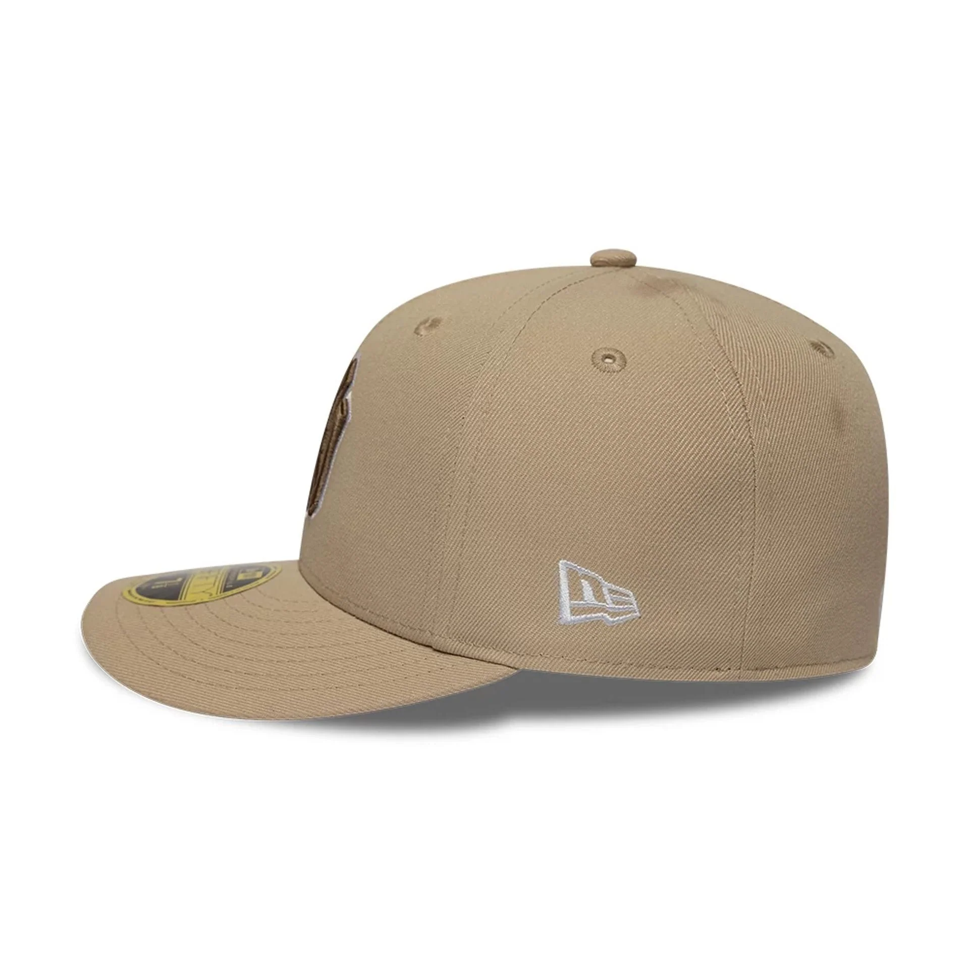 New York Yankees MLB College Varsity Beige Low Profile 59FIFTY Fitted Cap - Image 6