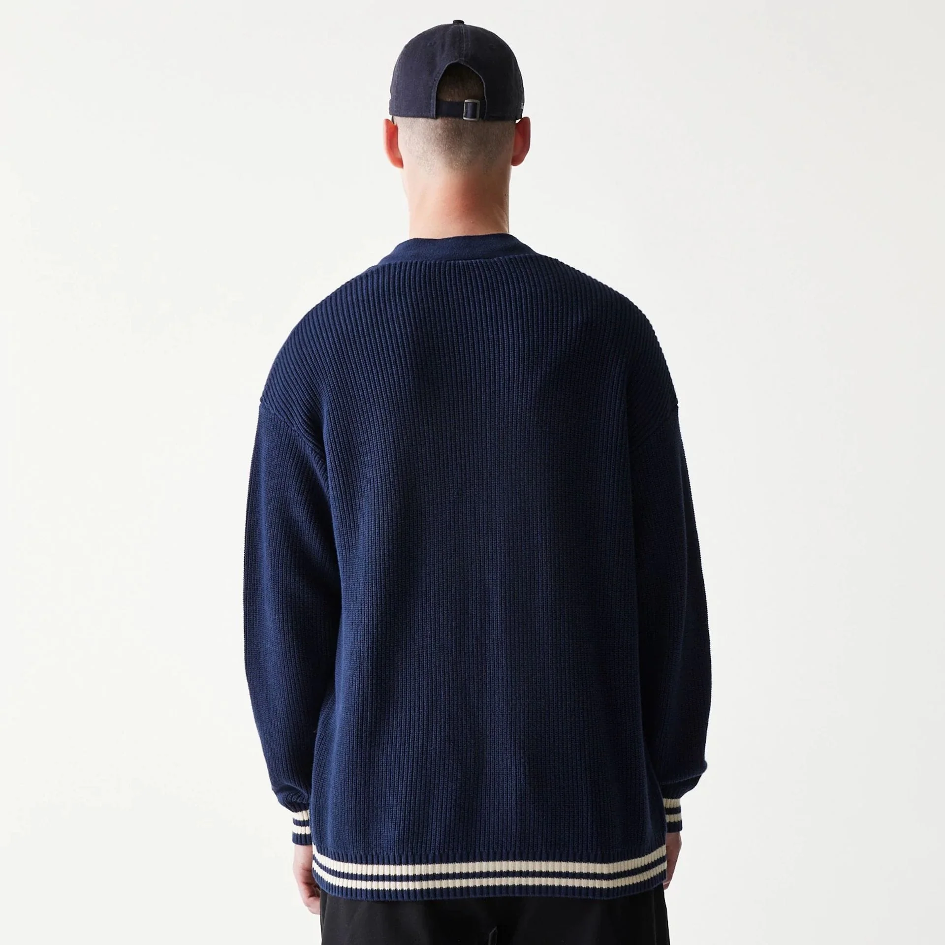 New York Yankees MLB Collegiate Navy Cardigan - Image 2
