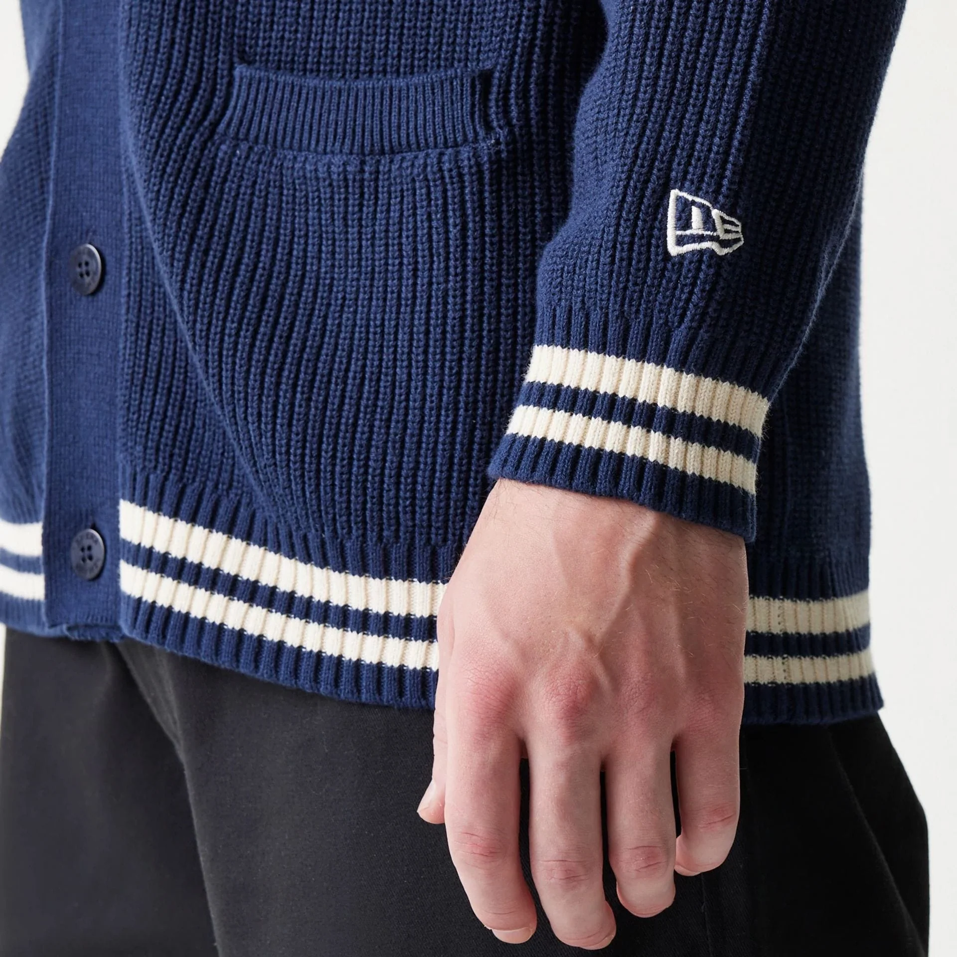 New York Yankees MLB Collegiate Navy Cardigan - Image 7