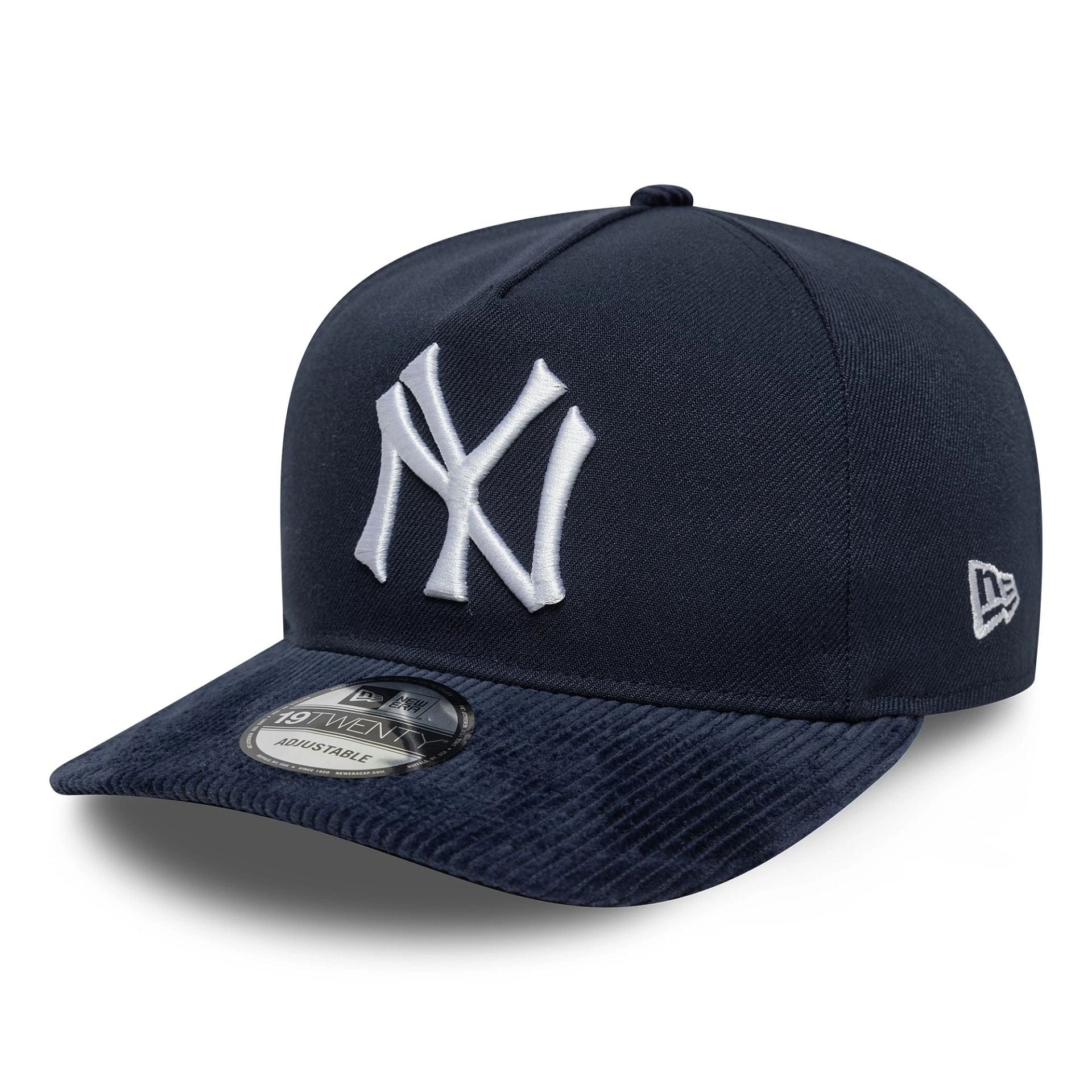 New York Yankees MLB Cooperstown Cord Navy 19TWENTY Adjustable Cap - Image 3