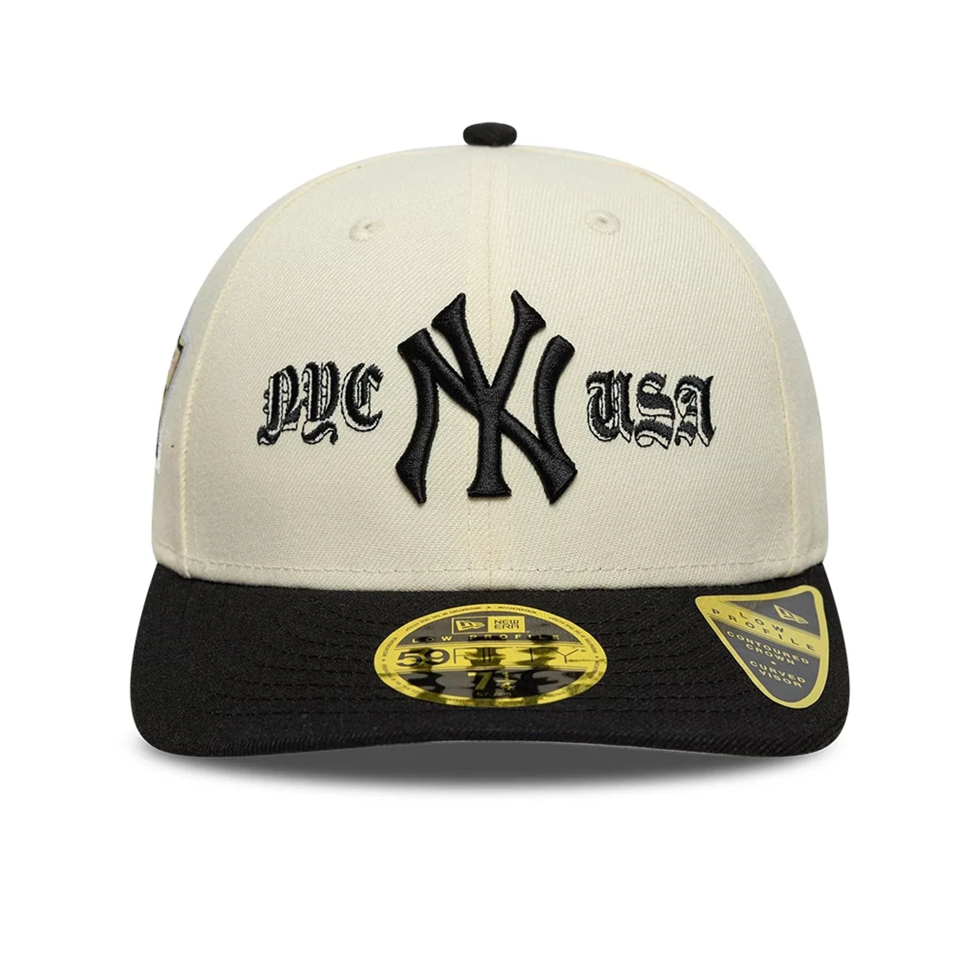 New York Yankees MLB Cooperstown Cream Low Profile 59FIFTY Fitted Cap - Image 3