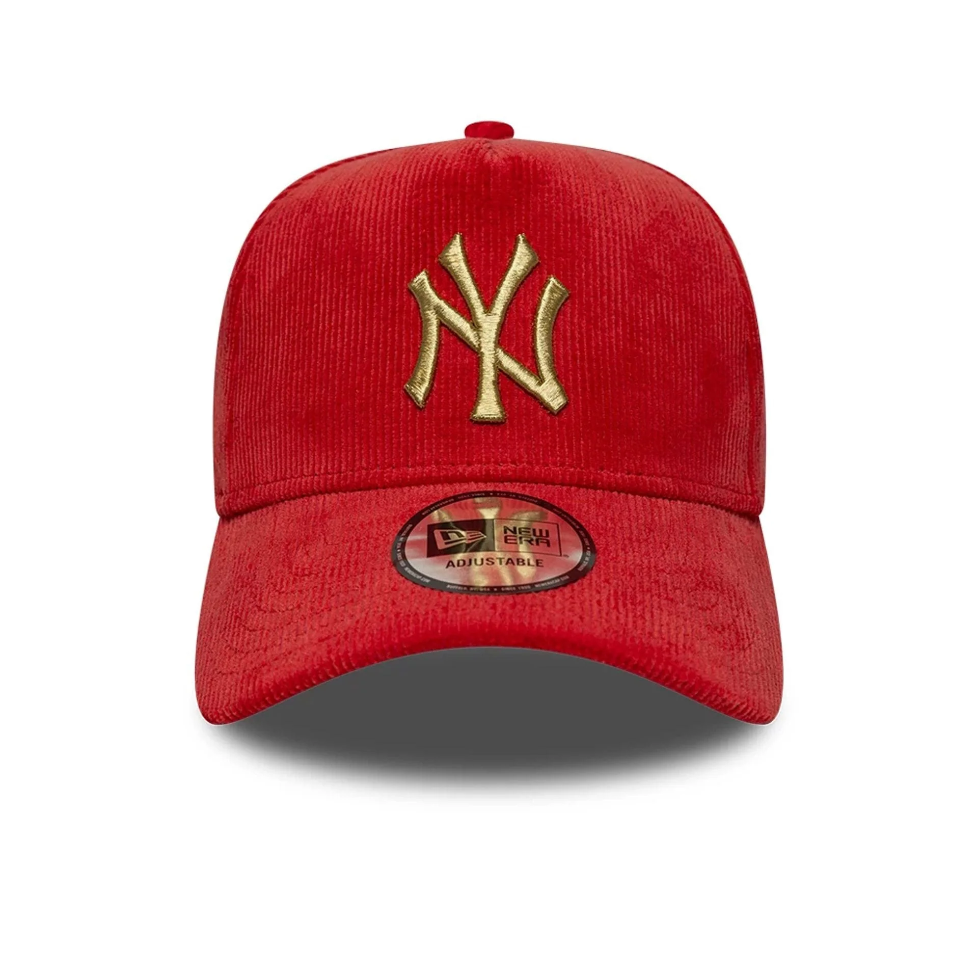 New York Yankees MLB Cord Dark Red 9FORTY A-Frame Adjustable Cap - Image 2