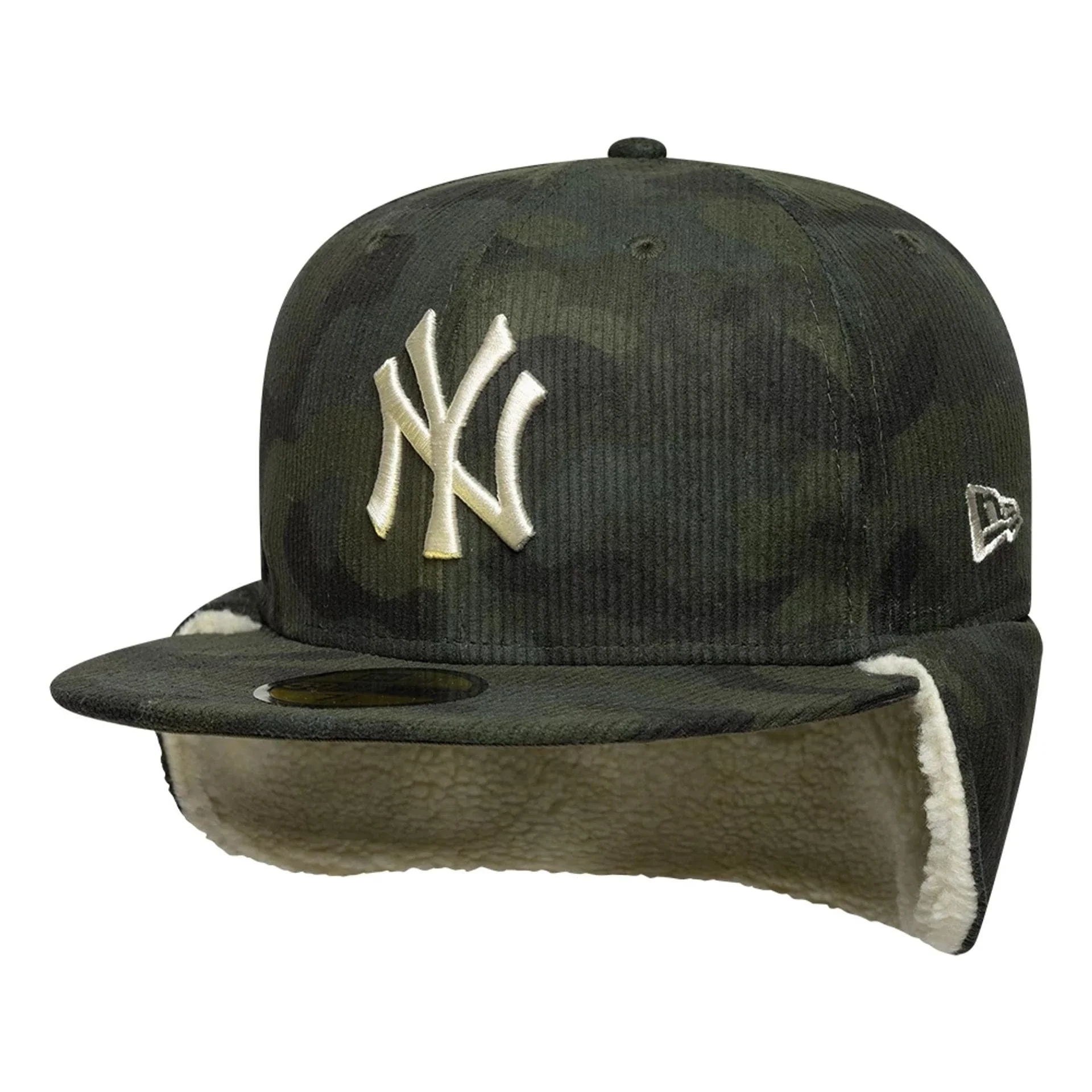 New York Yankees MLB Cord Green Downflap 59FIFTY Fitted Cap - Image 2