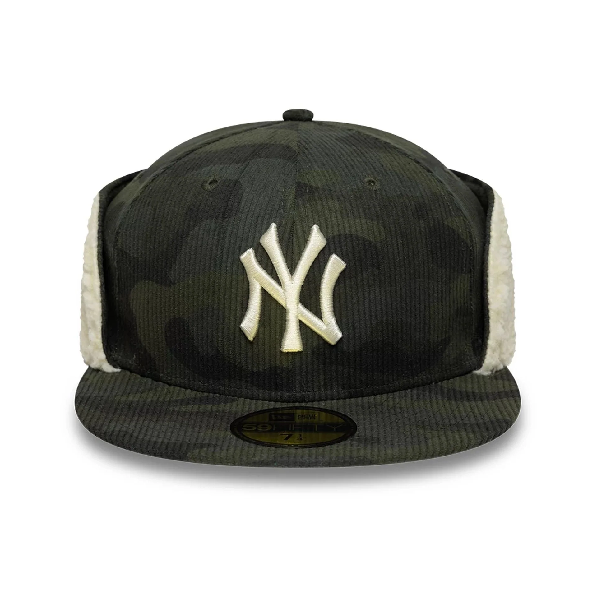 New York Yankees MLB Cord Green Downflap 59FIFTY Fitted Cap - Image 3