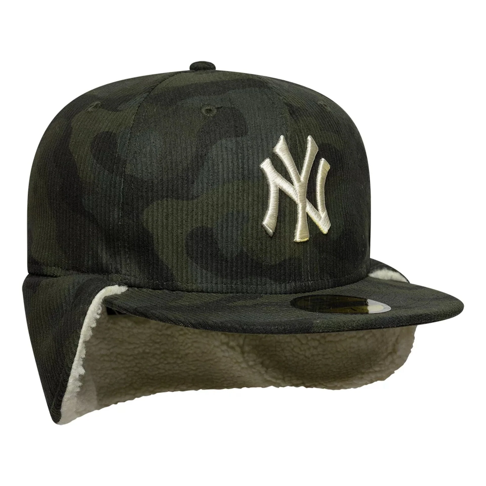 New York Yankees MLB Cord Green Downflap 59FIFTY Fitted Cap - Image 6
