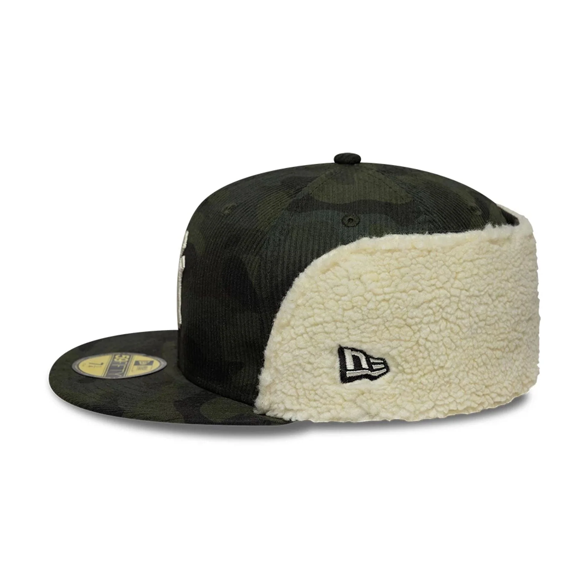 New York Yankees MLB Cord Green Downflap 59FIFTY Fitted Cap - Image 8