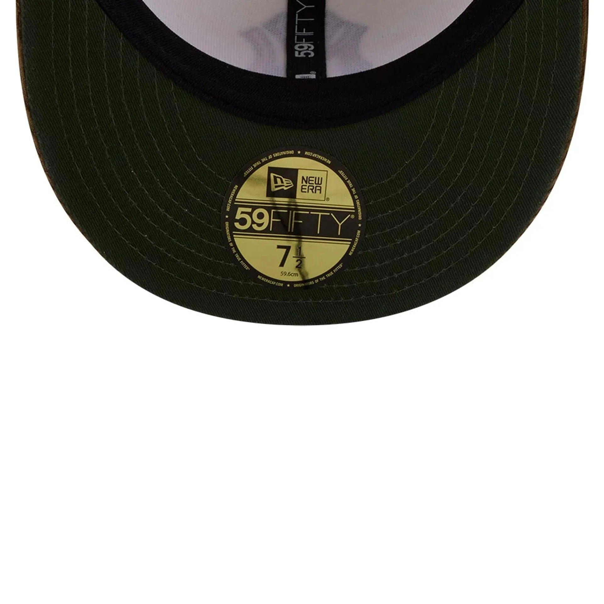 New York Yankees MLB Cord Visor White 59FIFTY Fitted Cap - Image 2
