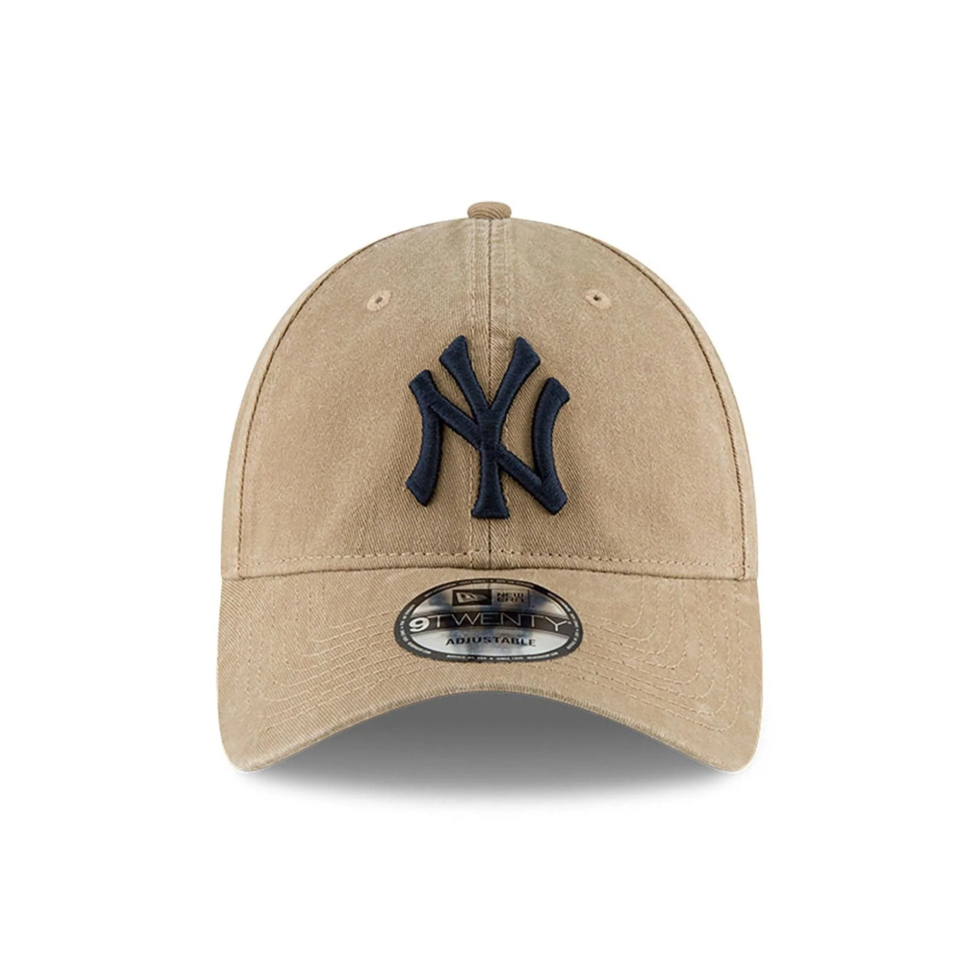 New York Yankees MLB Core Classic Beige 9TWENTY Adjustable Cap - Image 2