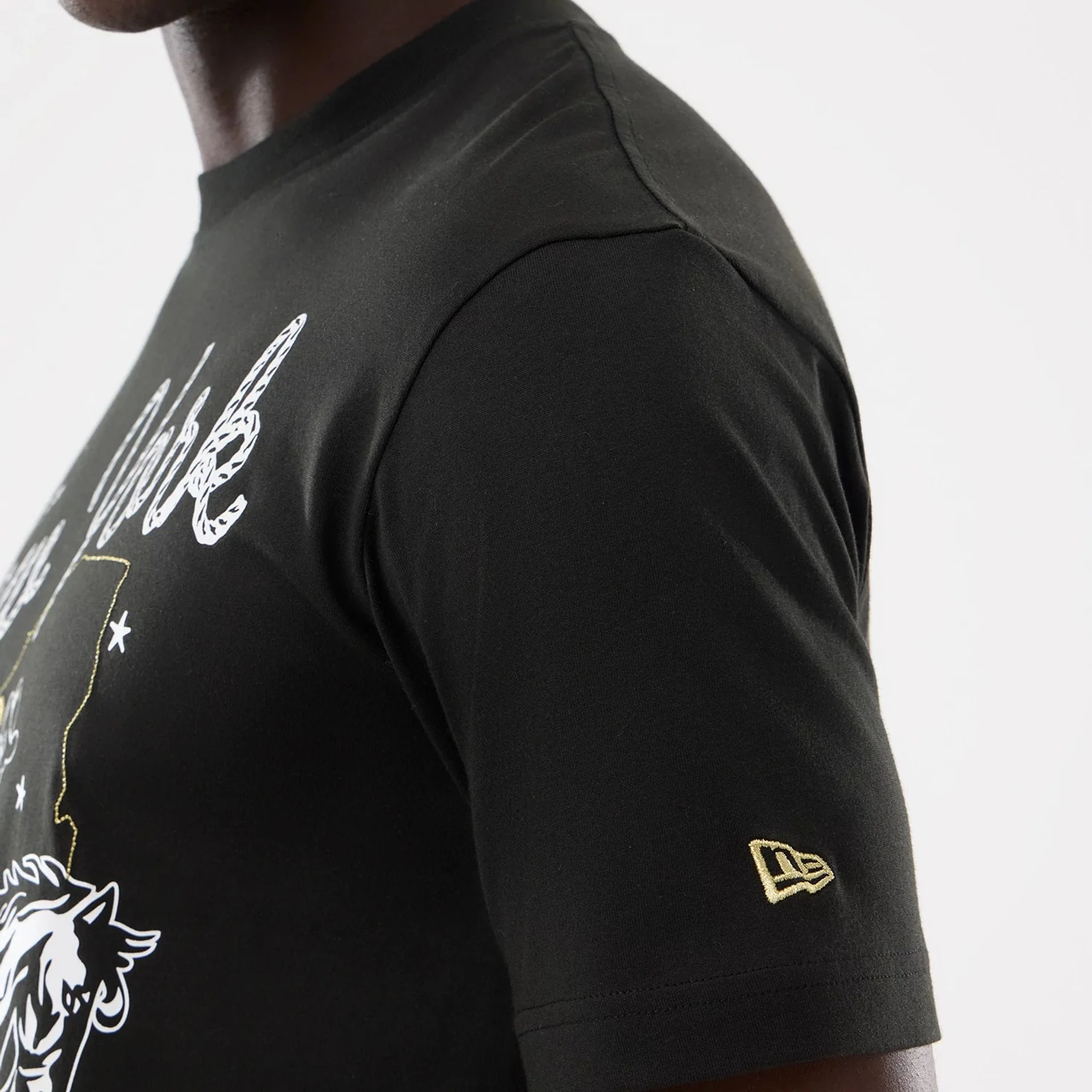 New York Yankees MLB Cowboy Graphic Black T-Shirt - Image 5