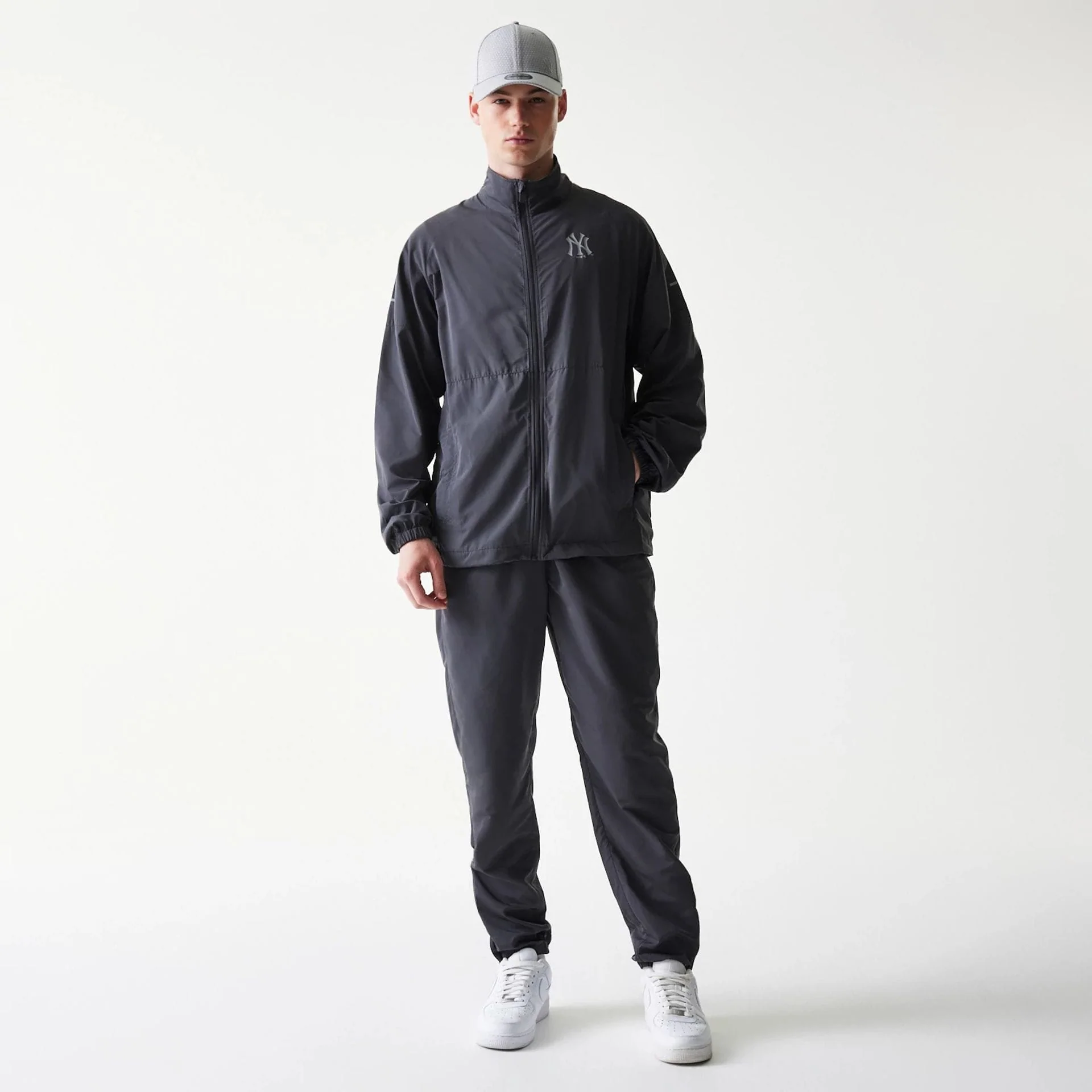 New York Yankees MLB Dark Grey Jacket - Image 8